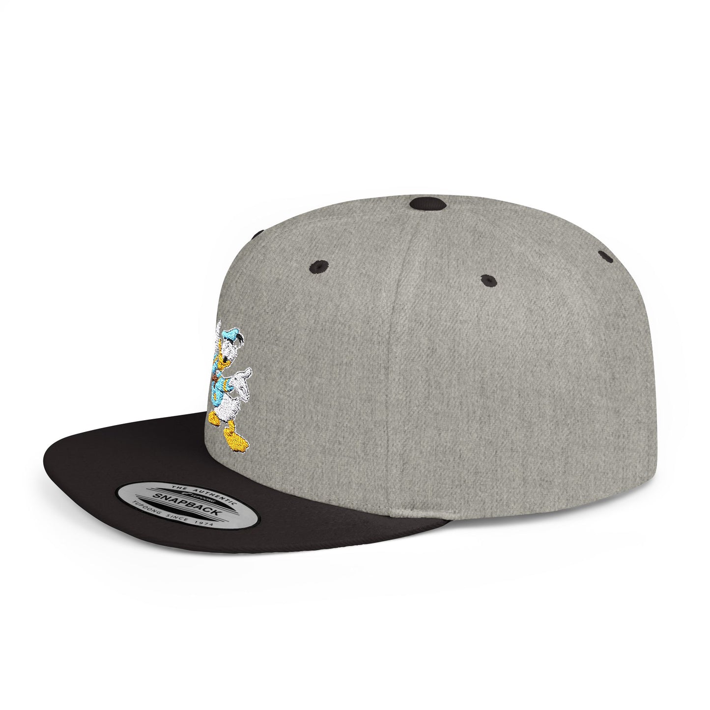 Pato Donald Flat Bill Snapback – Lightweight, Custom Fit, Premium Quality