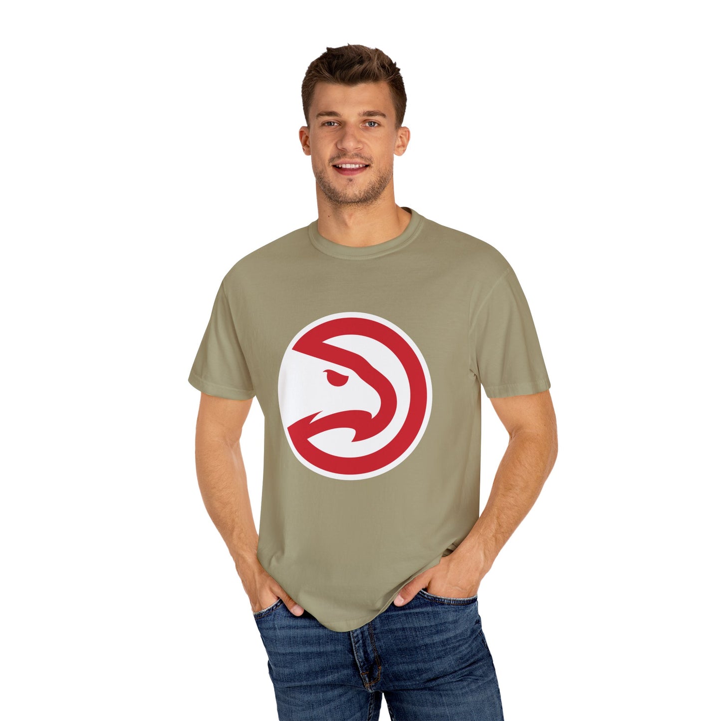 Atlanta Hawks Built Different Garment-Dyed T-Shirt – Premium Cotton Tee for Customization