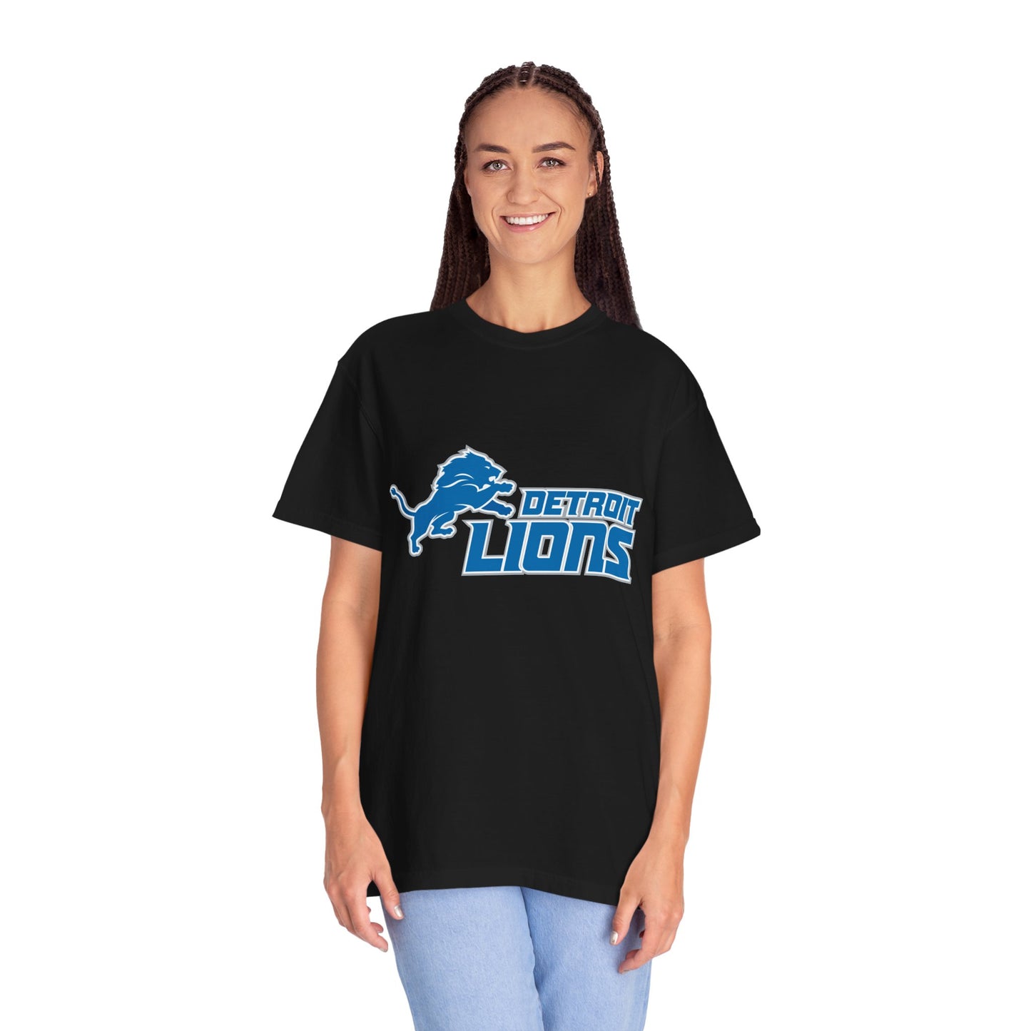 Detroit Lions Nation Garment-Dyed T-Shirt – Premium Cotton Tee for Customization