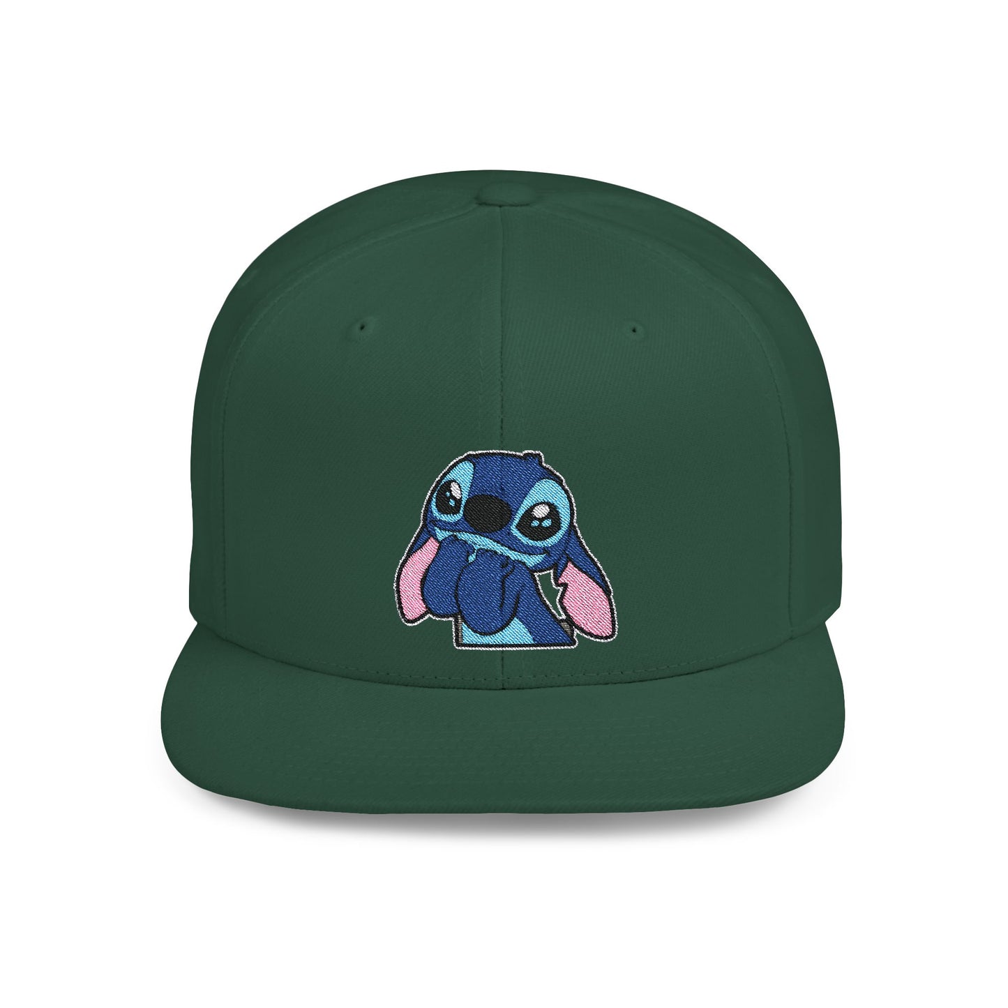 Lilo Stitch Flat Bill Snapback – Lightweight, Custom Fit, Premium Quality