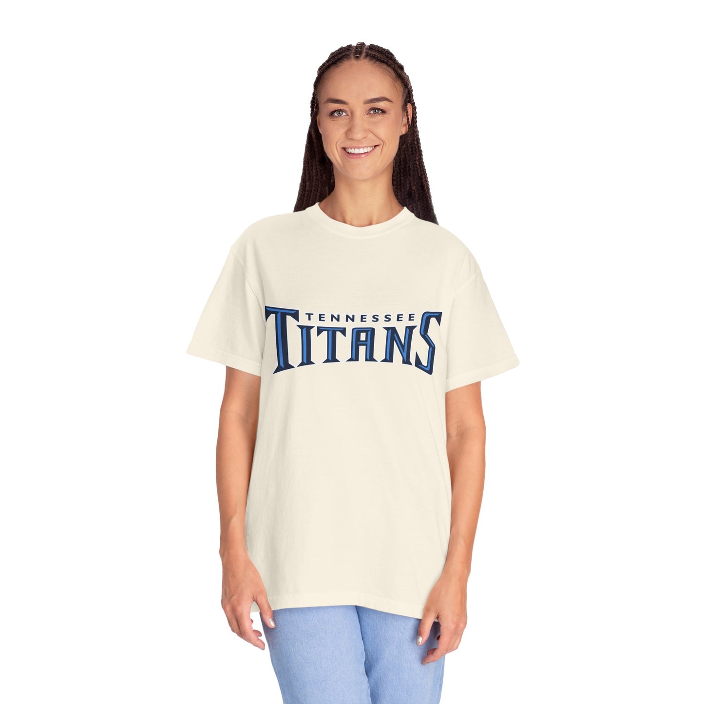 Tennessee Titans Team Merch Garment-Dyed T-Shirt – Premium Cotton Tee for Customization