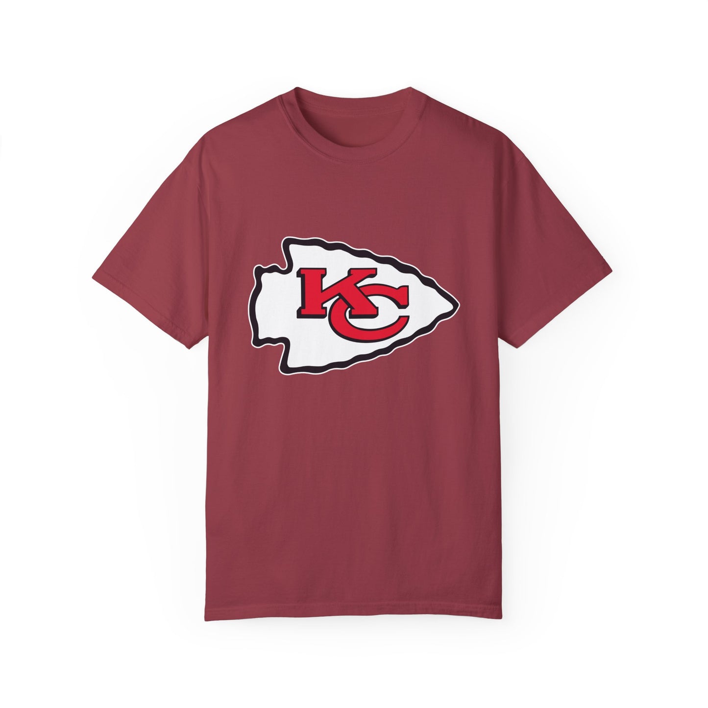 Kansas City Chiefs Collectibles Garment-Dyed T-Shirt – Premium Cotton Tee for Customization