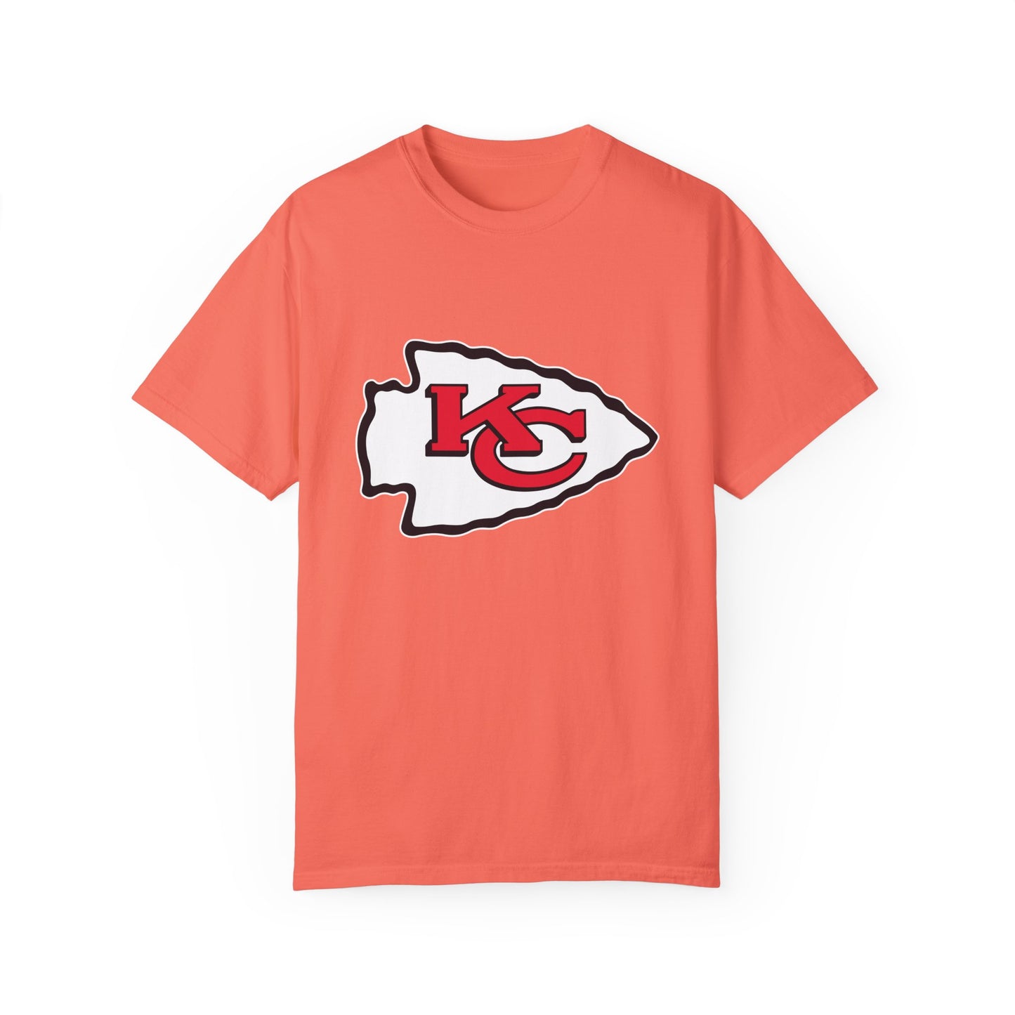 Kansas City Chiefs Collectibles Garment-Dyed T-Shirt – Premium Cotton Tee for Customization