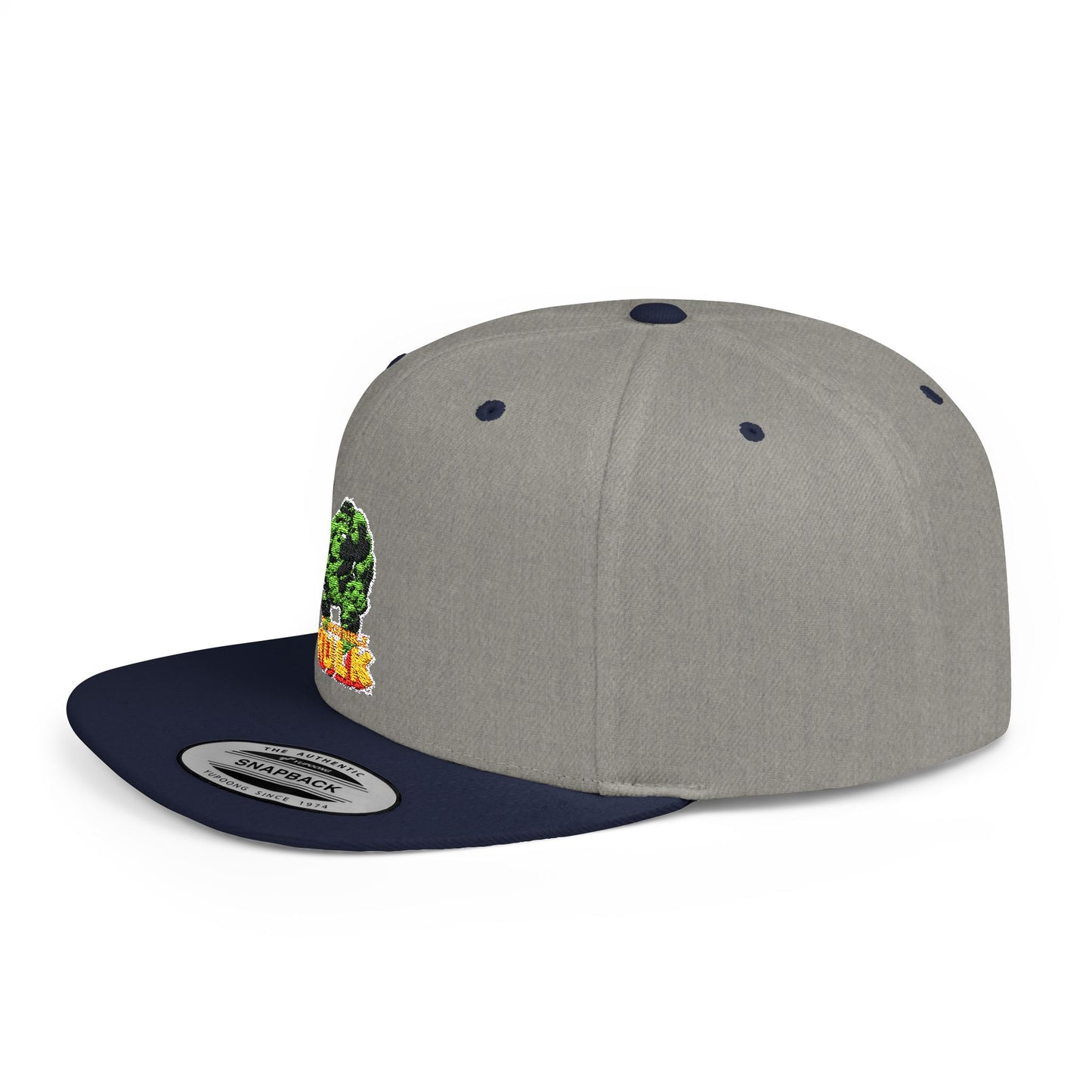 The Incredible Hulk Flat Bill Snapback – Lightweight, Custom Fit, Premium Quality