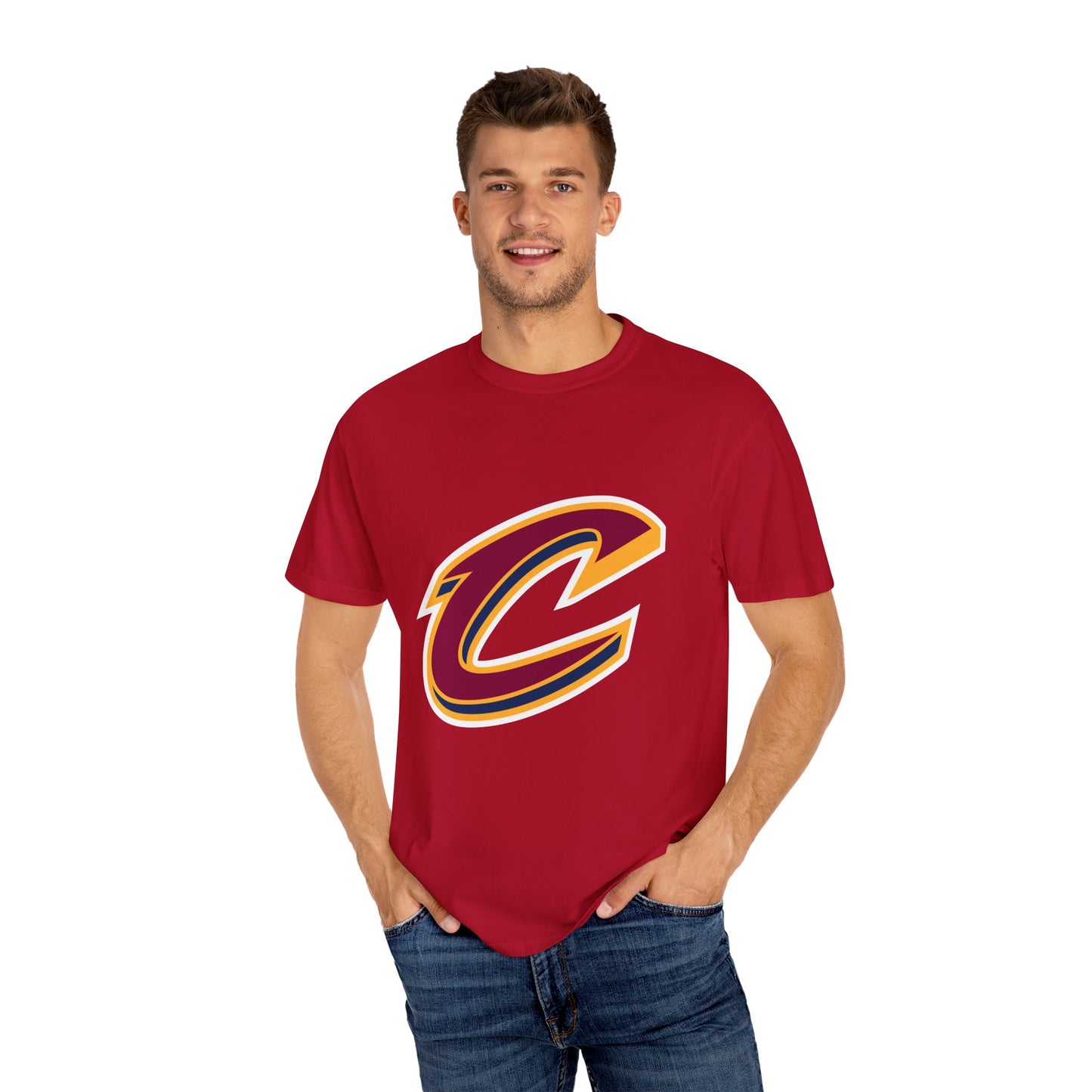 Cleveland Cavaliers NBA Game Time Garment-Dyed T-Shirt – Premium Cotton Tee for Customization