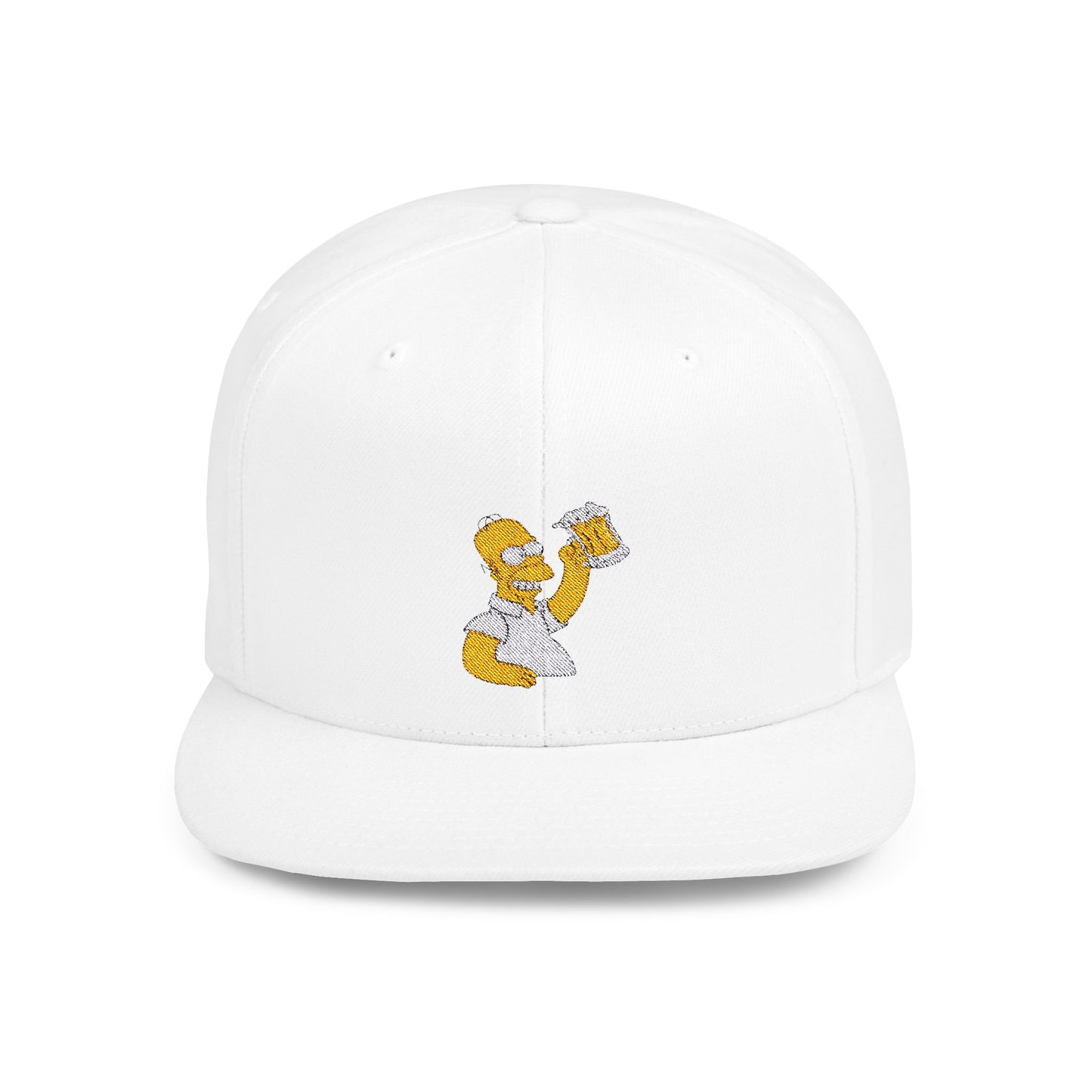 Homer Simpson Beer Flat Bill Snapback – Lightweight, Custom Fit, Premium Quality