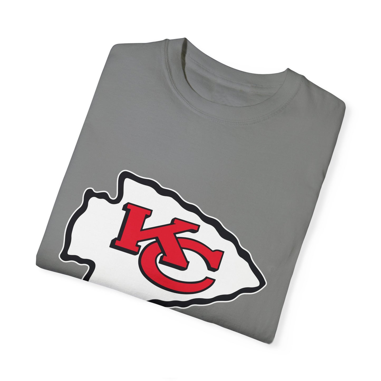 Kansas City Chiefs Collectibles Garment-Dyed T-Shirt – Premium Cotton Tee for Customization