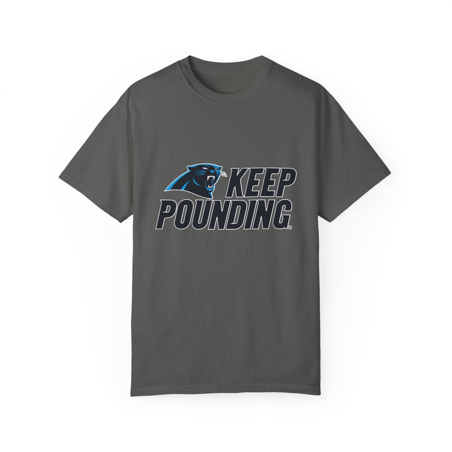 Carolina Panthers Keep Pounding Garment-Dyed T-Shirt – Premium Cotton Tee for Customization