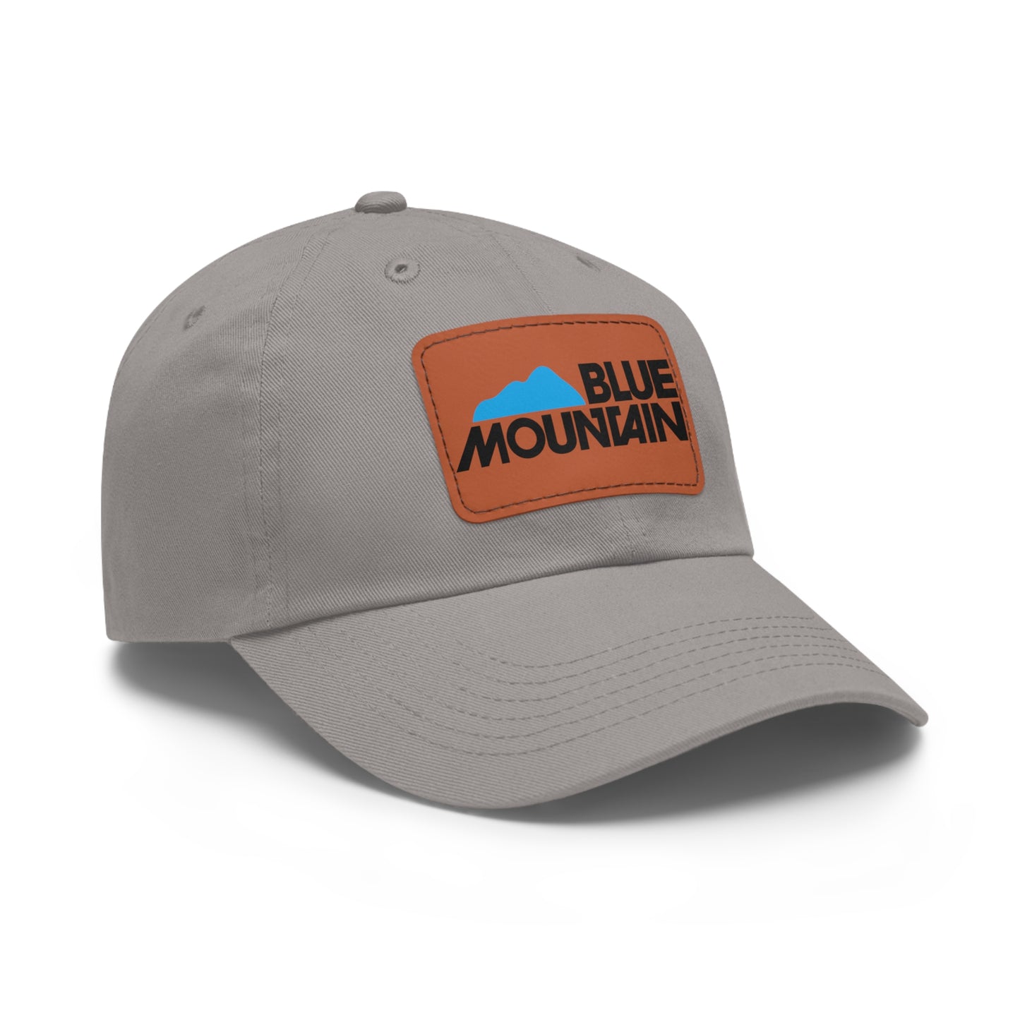 Dad Leather Patch Hat Blue Mountain – Timeless Style, Perfect Fit