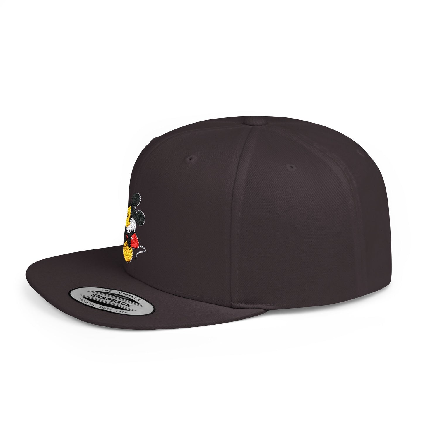 Mickey Mouse Sad Disney Flat Bill Snapback – Lightweight, Custom Fit, Premium Quality