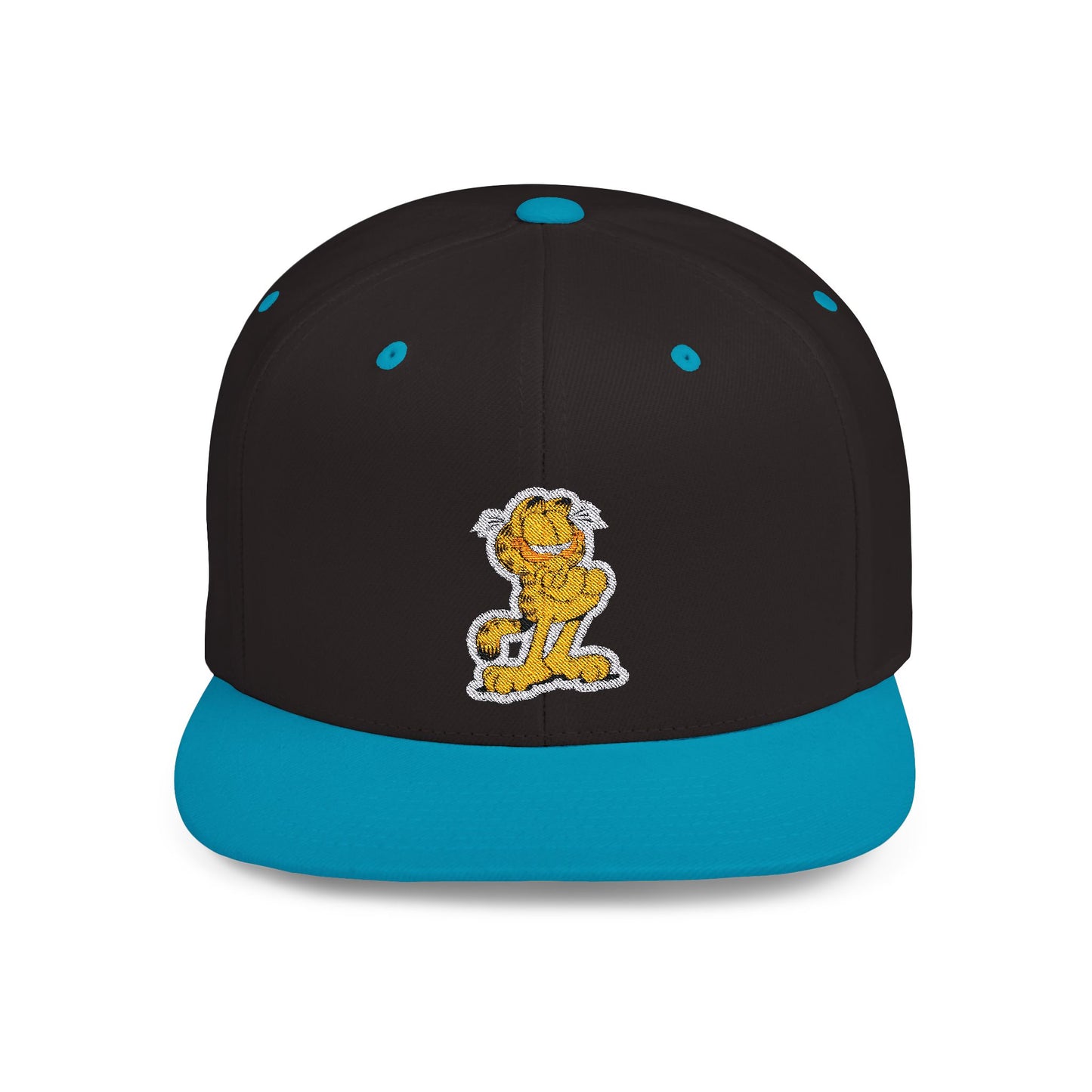 Garfield Flat Bill Snapback – Lightweight, Custom Fit, Premium Quality