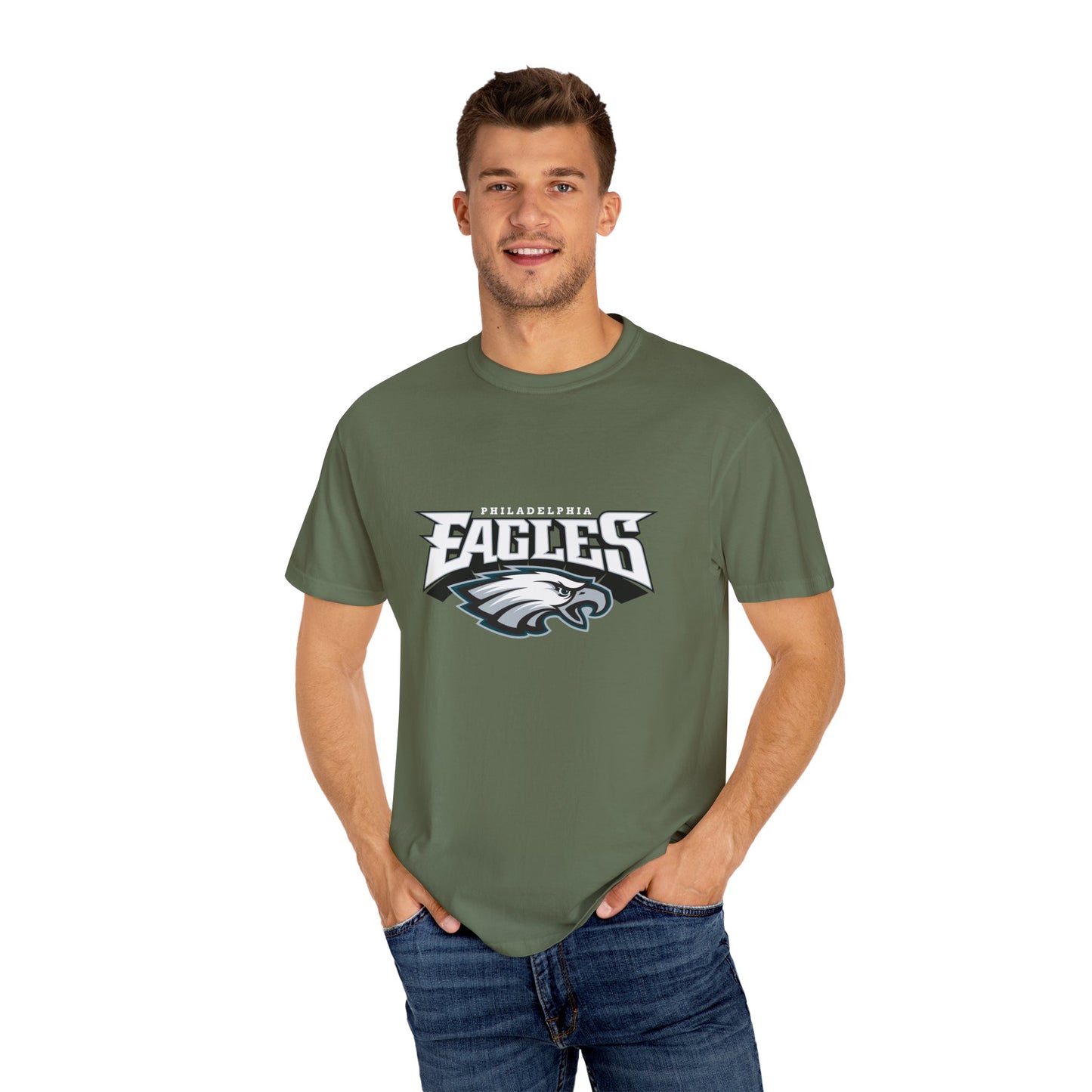 Philadelphia Eagles Fan Gifts Garment-Dyed T-Shirt – Premium Cotton Tee for Customization