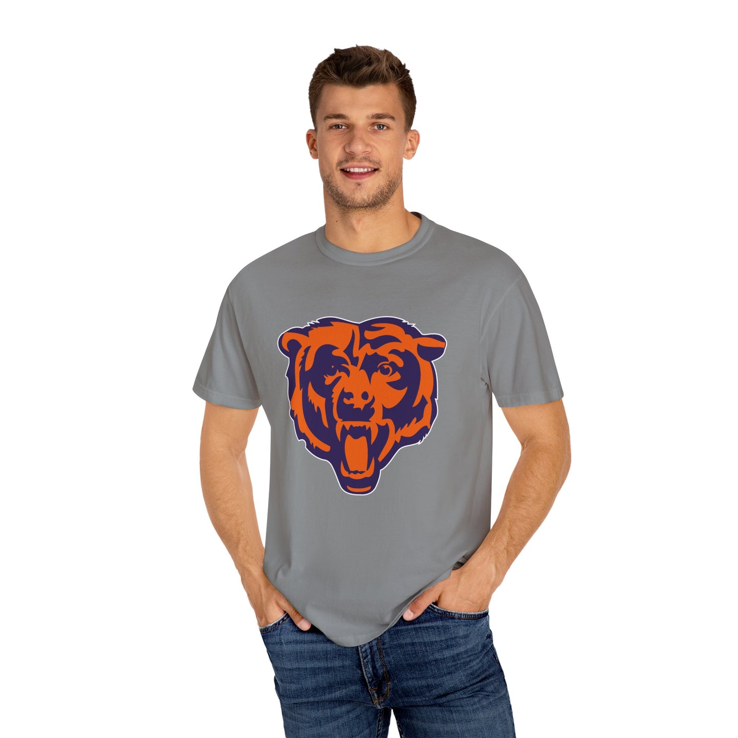 Chicago Bears Gear Garment-Dyed T-Shirt – Premium Cotton Tee for Customization