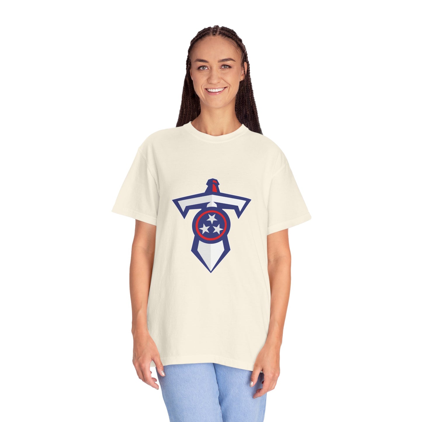 Tennessee Titans Apparel Garment-Dyed T-Shirt – Premium Cotton Tee for Customization