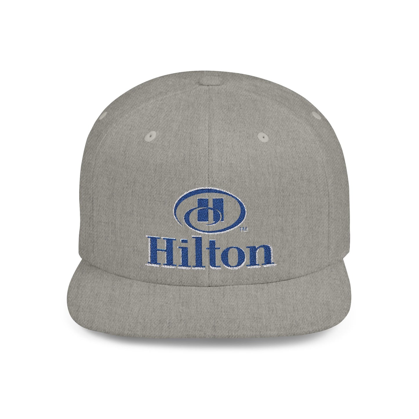 Hilton Flat Bill Snapback – Lightweight, Custom Fit, Premium Quality