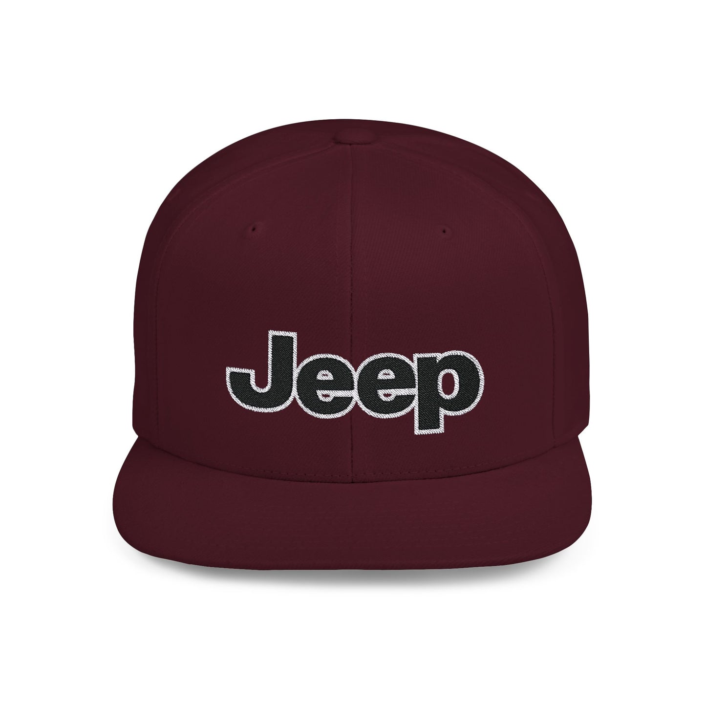 Jeep Flat Bill Snapback – Lightweight, Custom Fit, Premium Quality