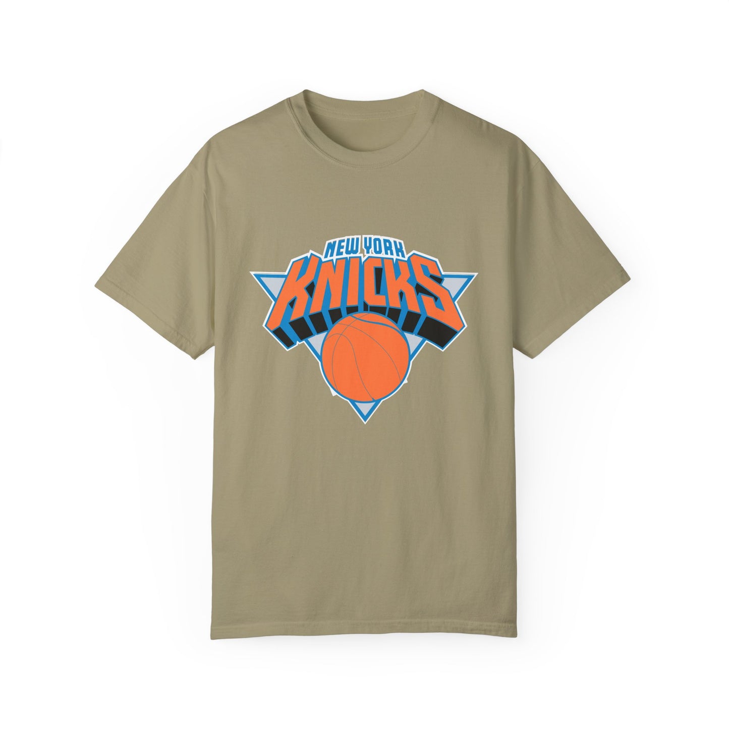 New York Knicks Hoop Lifestyle Garment-Dyed T-Shirt – Premium Cotton Tee for Customization