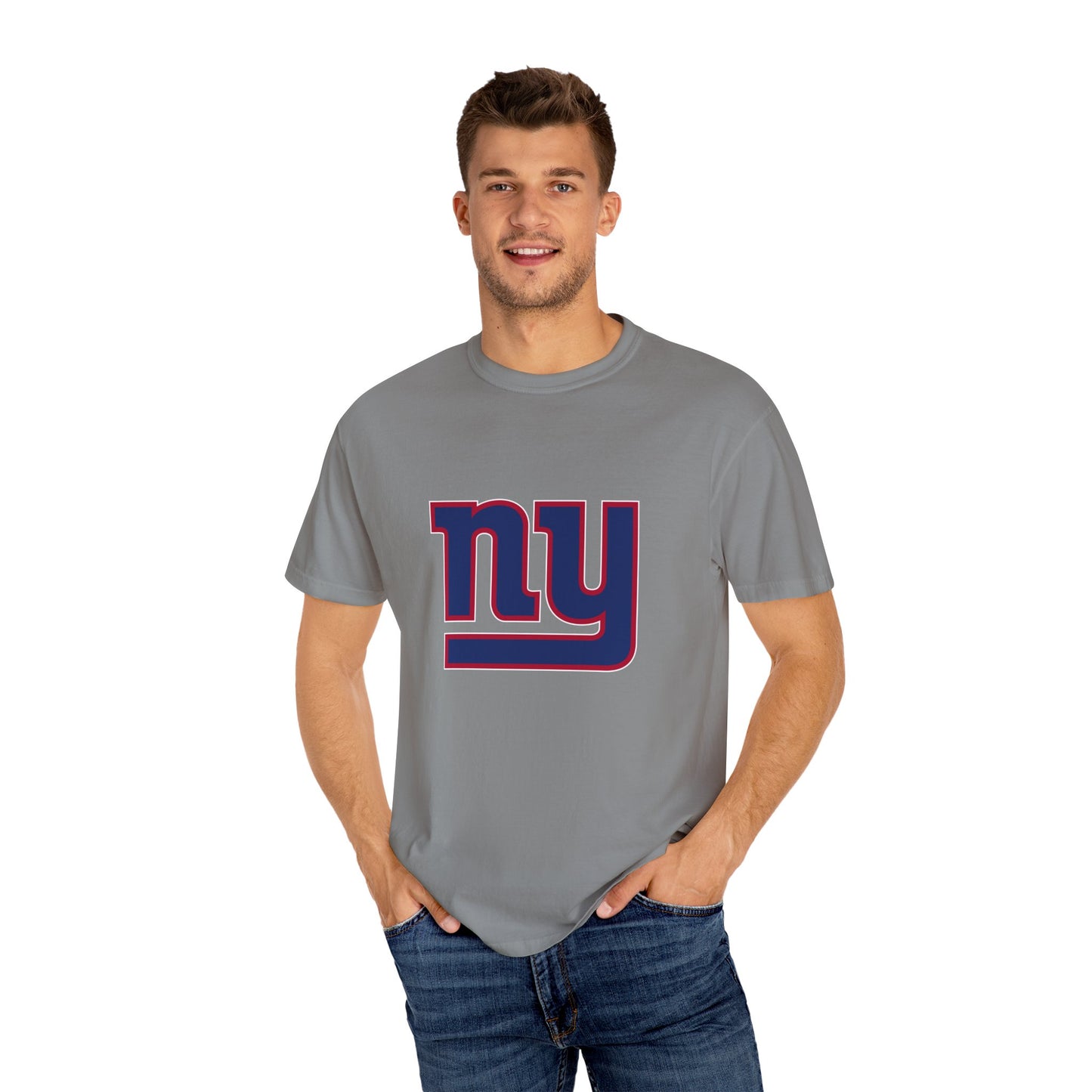 New York Giants Nation Garment-Dyed T-Shirt – Premium Cotton Tee for Customization