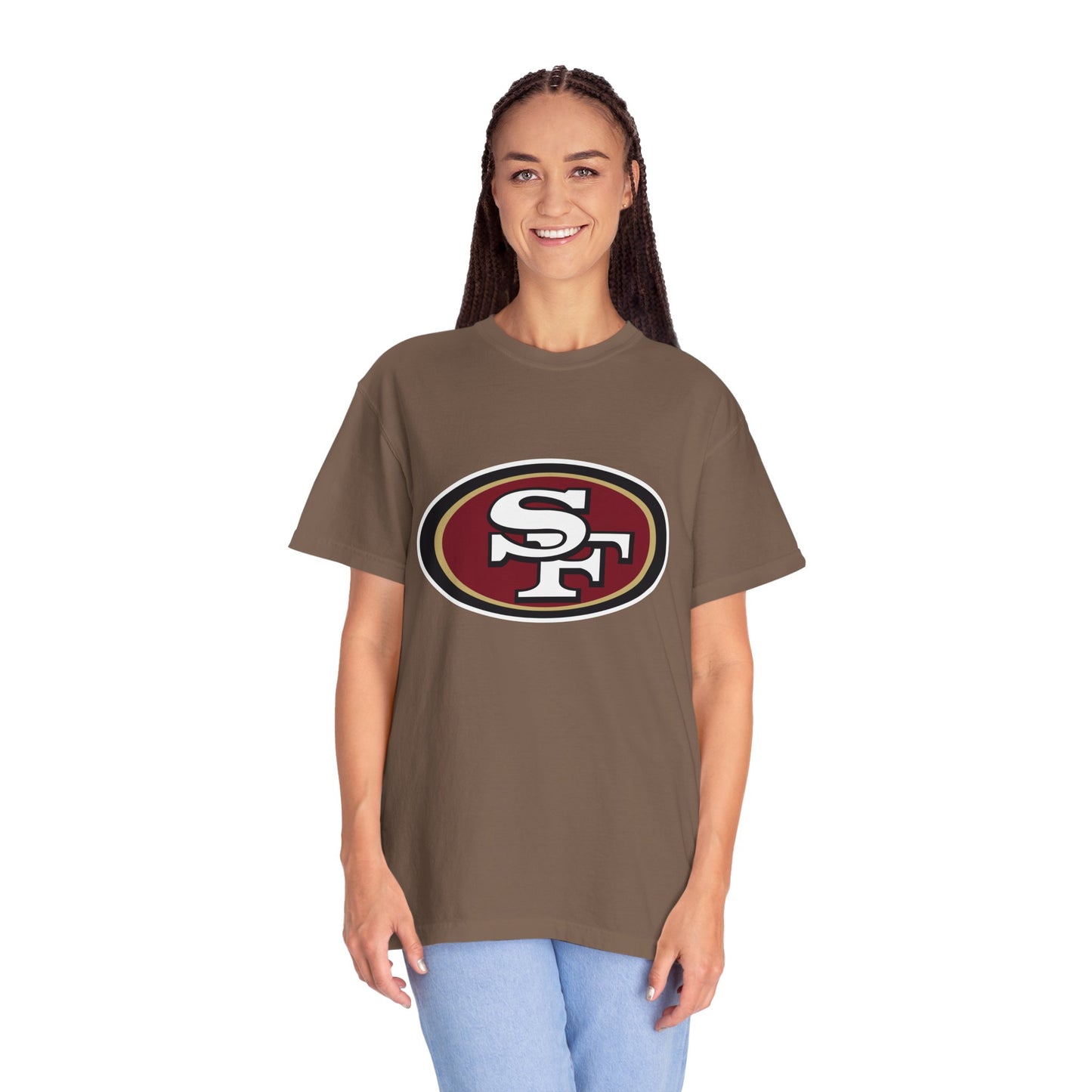 San Francisco 49ers Fan Gifts Garment-Dyed T-Shirt – Premium Cotton Tee for Customization