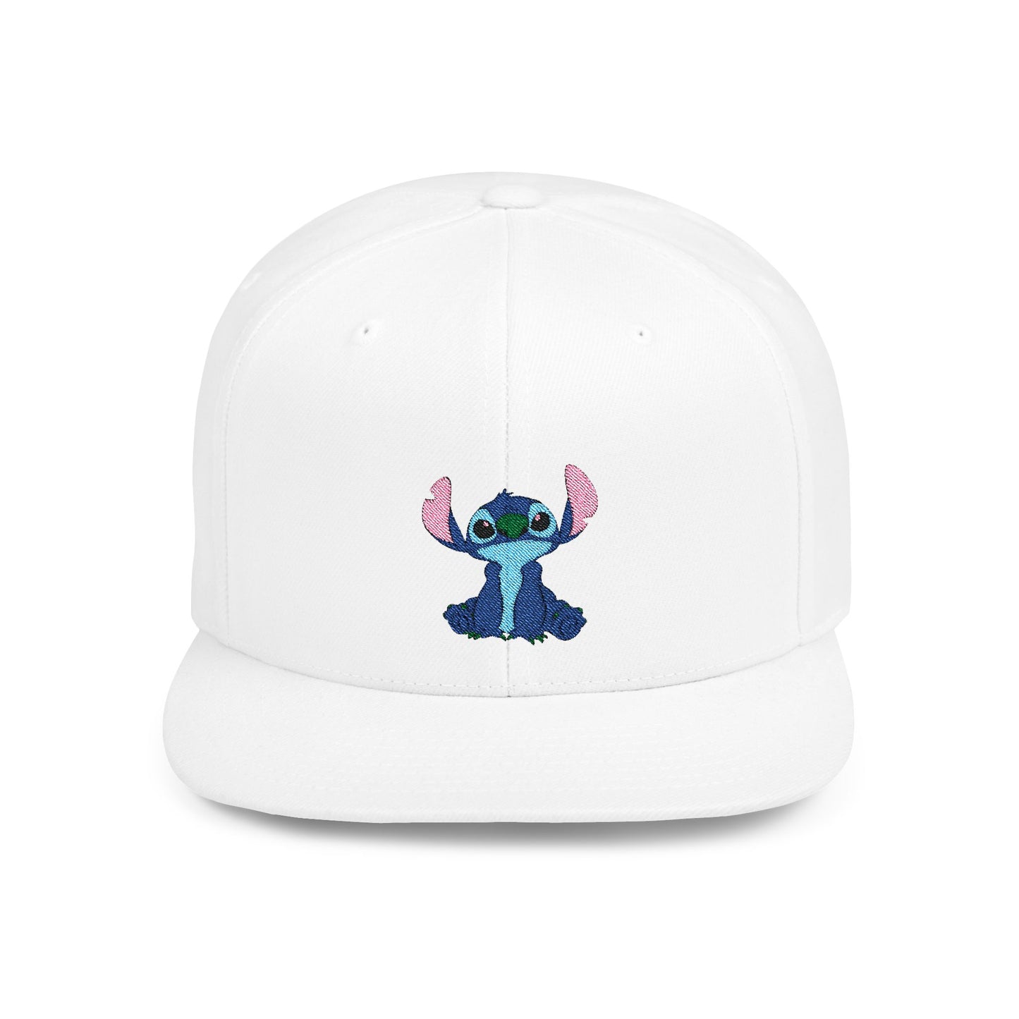 Disney Stitch Flat Bill Snapback – Lightweight, Custom Fit, Premium Quality