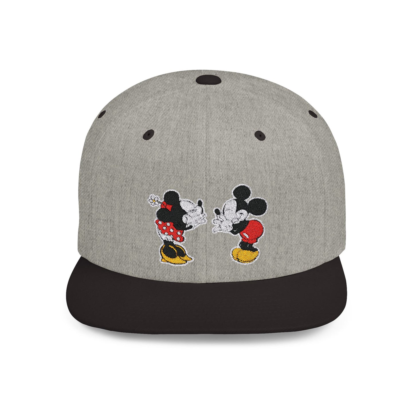 Classic Minnie Mouse Mickey Mouse Flat Bill Snapback – Lightweight, Custom Fit, Premium Quality