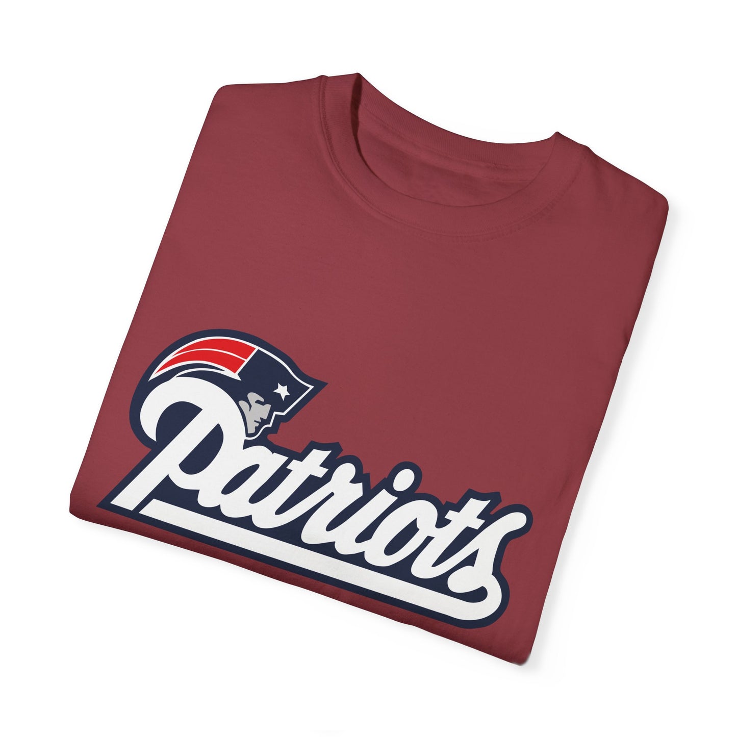 New England Patriots Fan Outfit Garment-Dyed T-Shirt – Premium Cotton Tee for Customization