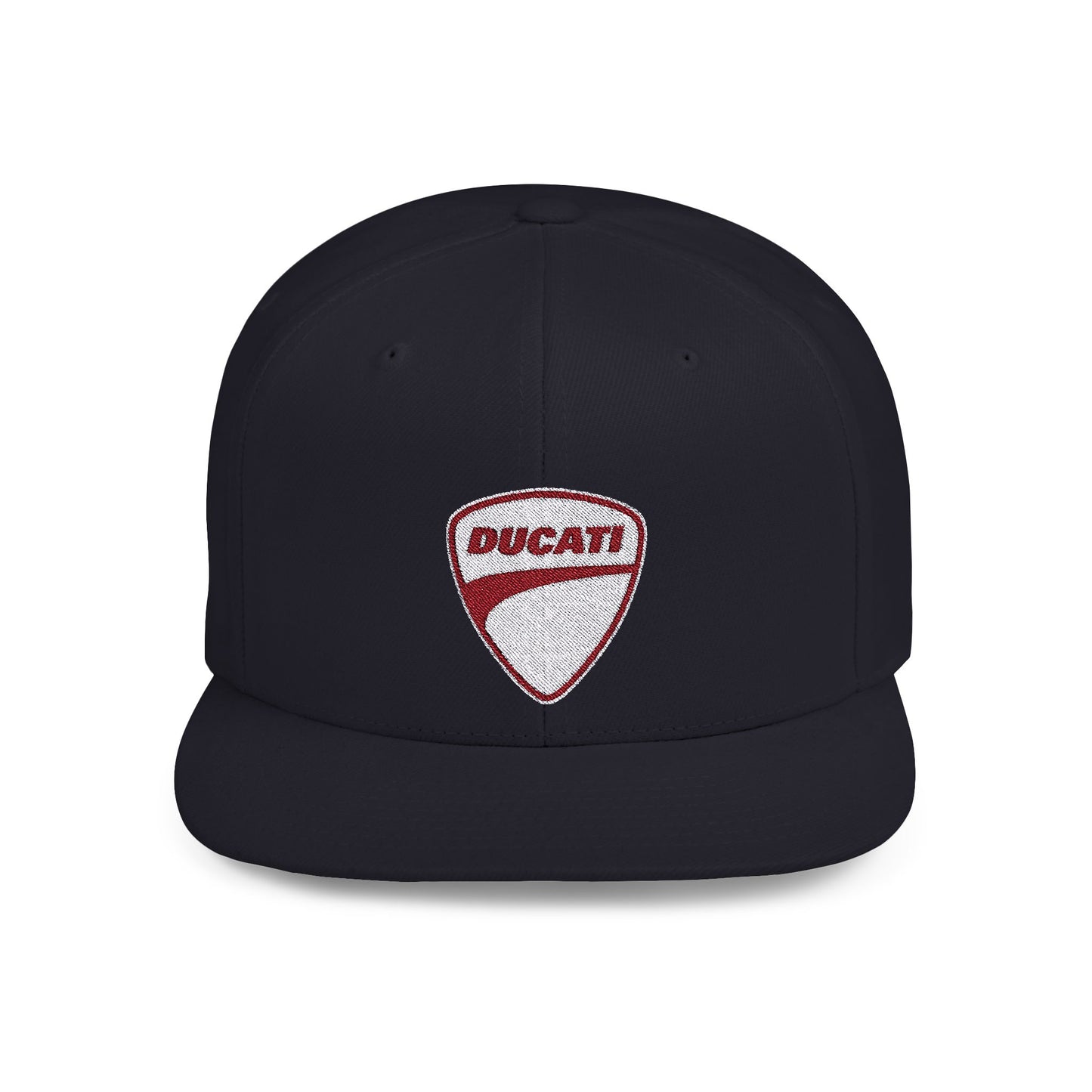 Ducati Flat Bill Snapback – Lightweight, Custom Fit, Premium Quality