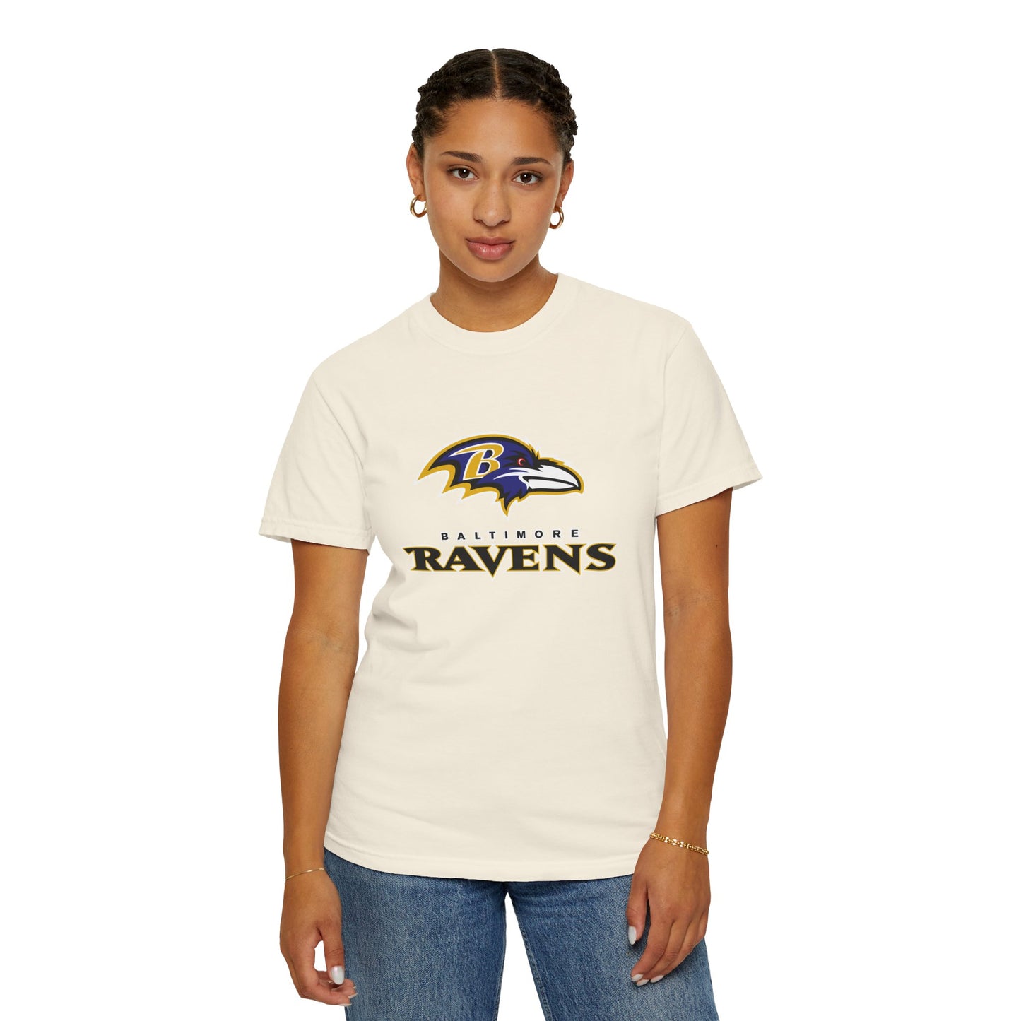 Baltimore Ravens Fan Gifts Garment-Dyed T-Shirt – Premium Cotton Tee for Customization