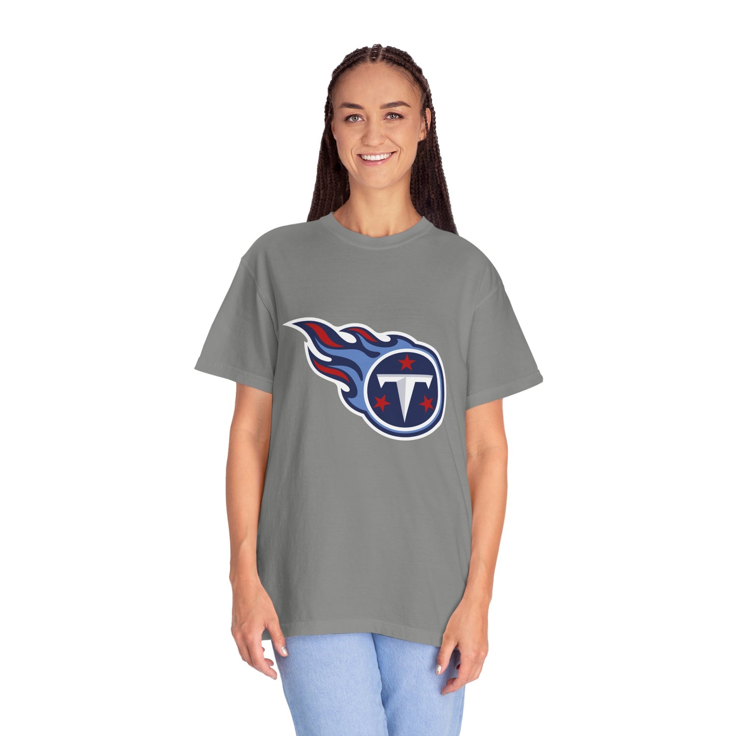 Tennessee Titans Merchandise Garment-Dyed T-Shirt – Premium Cotton Tee for Customization