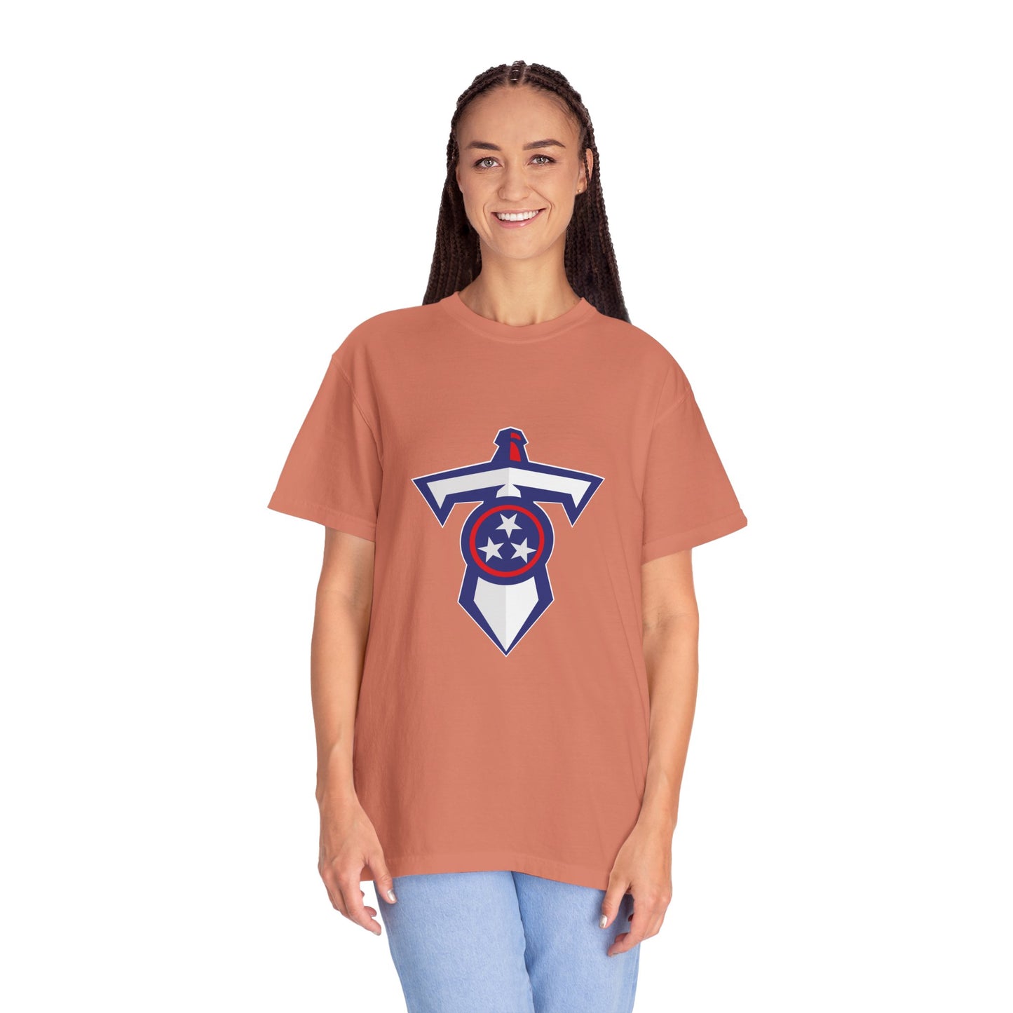 Tennessee Titans Apparel Garment-Dyed T-Shirt – Premium Cotton Tee for Customization