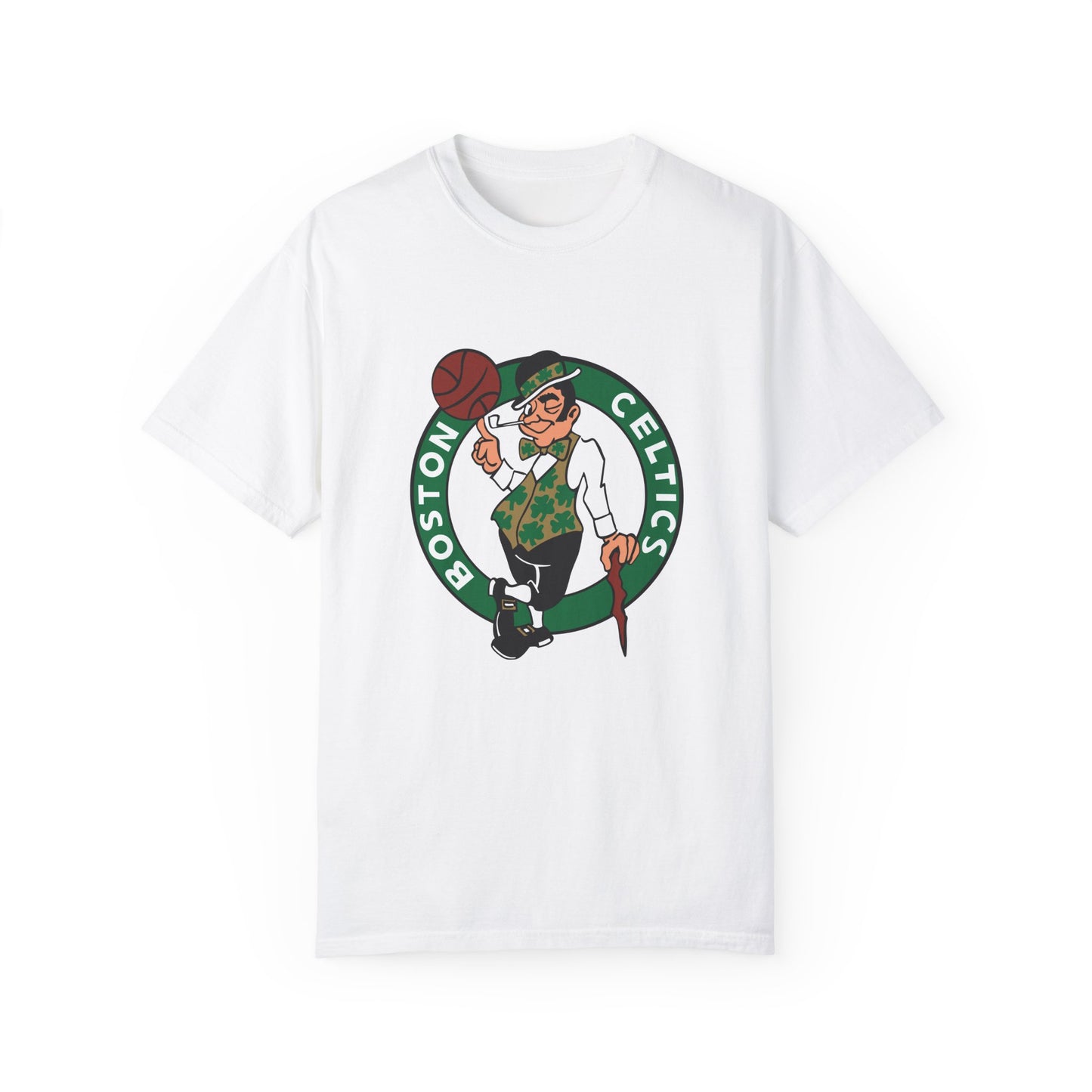 Boston Celtics Street Ball Style Garment-Dyed T-Shirt – Premium Cotton Tee for Customization