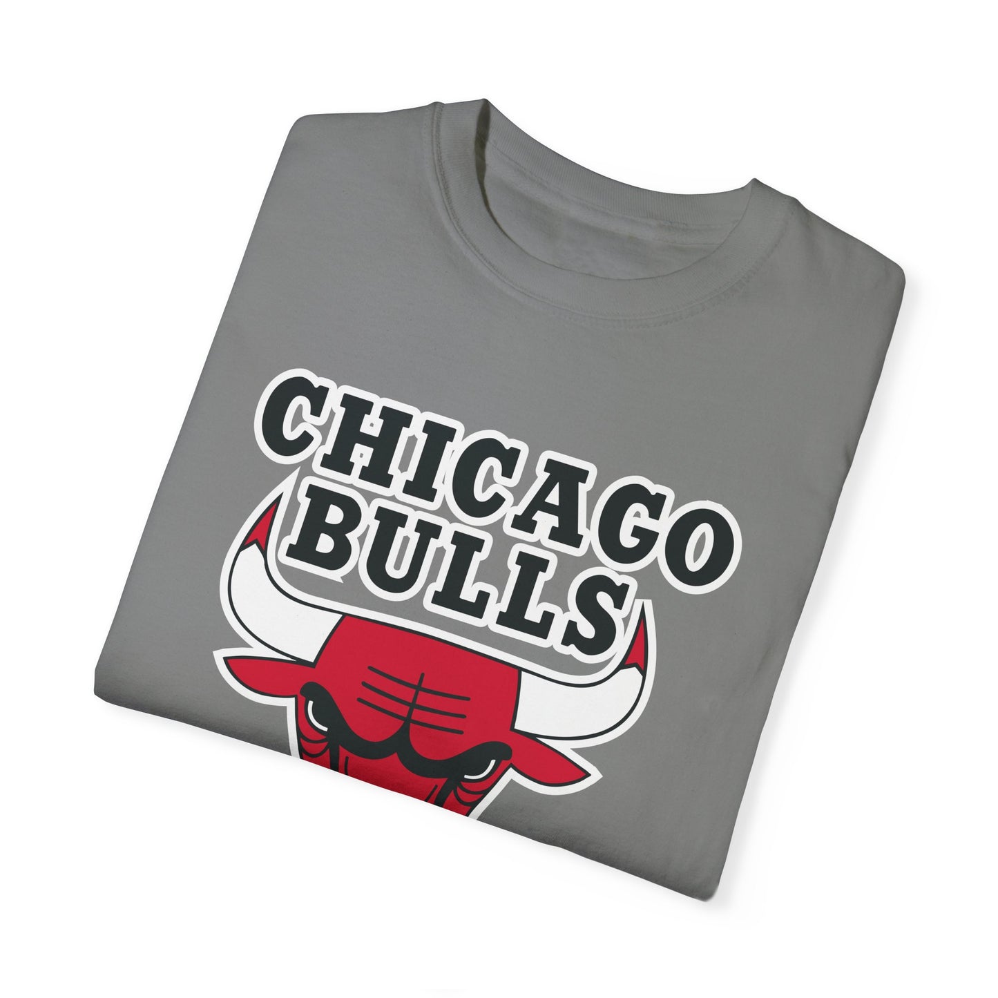 Chicago Bulls NBA Garment-Dyed T-Shirt – Premium Cotton Tee for Customization