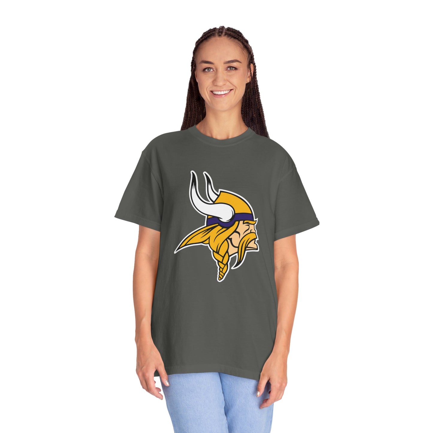 Minnesota Vikings Gear Garment-Dyed T-Shirt – Premium Cotton Tee for Customization