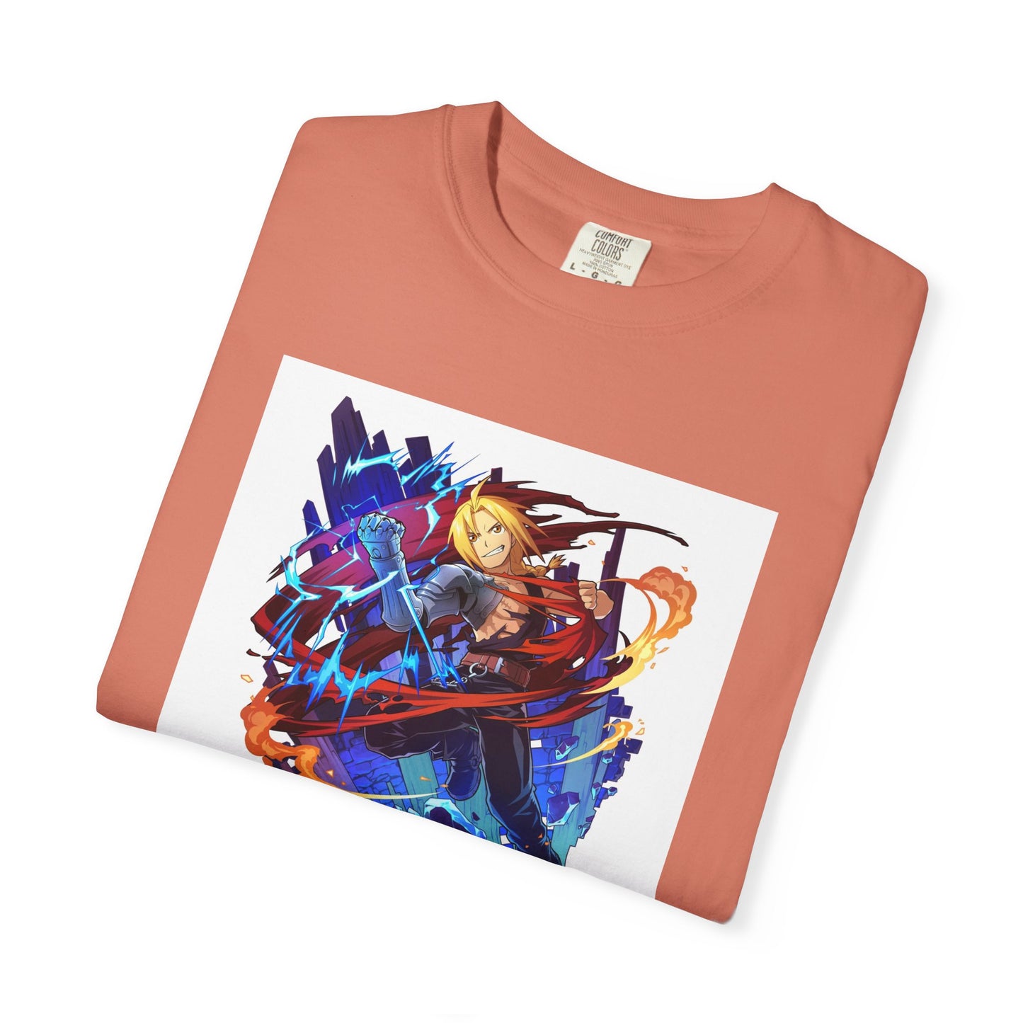 Fullmetal Alchemist Garment-Dyed T-Shirt – Premium Cotton Tee for Customization