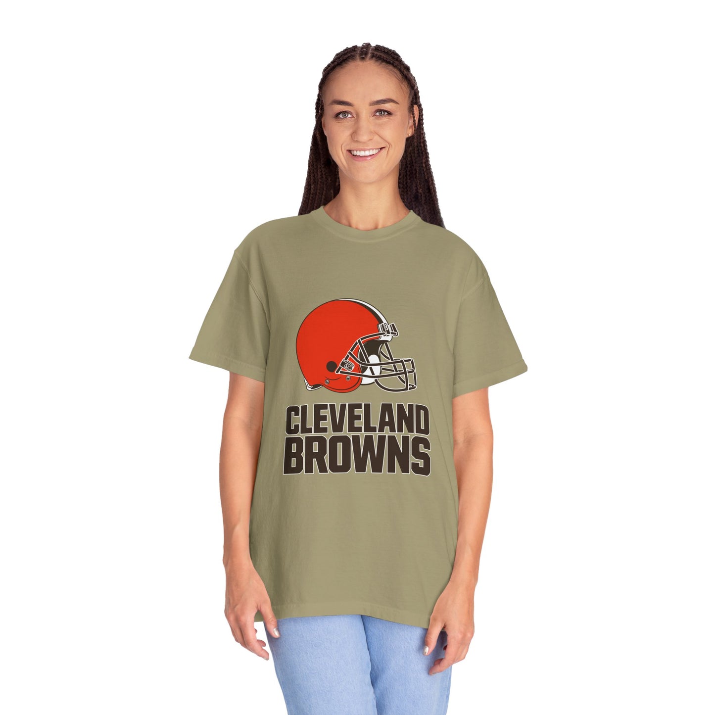 Cleveland Browns Garment-Dyed T-Shirt – Premium Cotton Tee for Customization