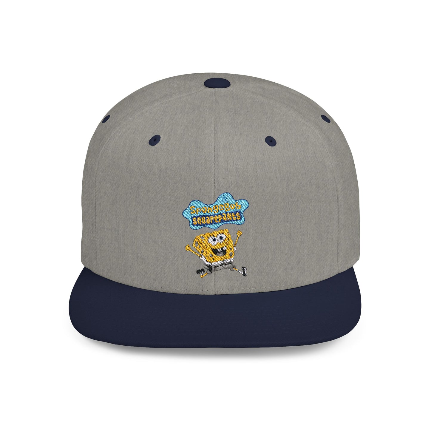 Spongebob Squarepants Flat Bill Snapback – Lightweight, Custom Fit, Premium Quality