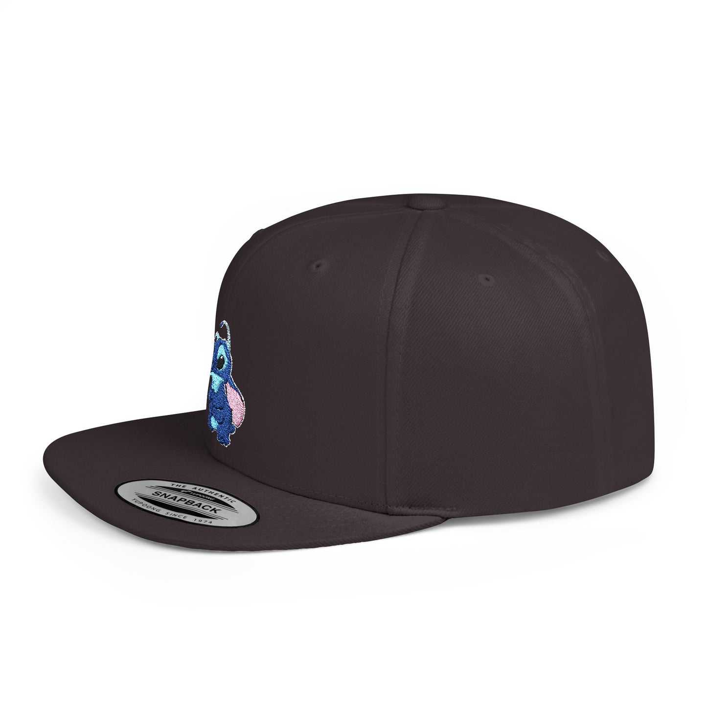 Sad Stitch Disney Flat Bill Snapback – Lightweight, Custom Fit, Premium Quality