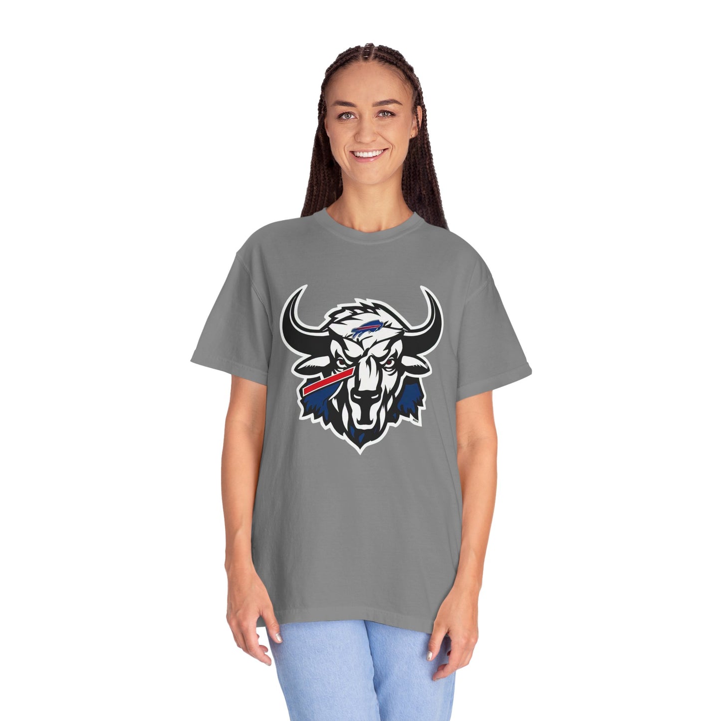 Buffalo Bills New Style Garment-Dyed T-Shirt – Premium Cotton Tee for Customization