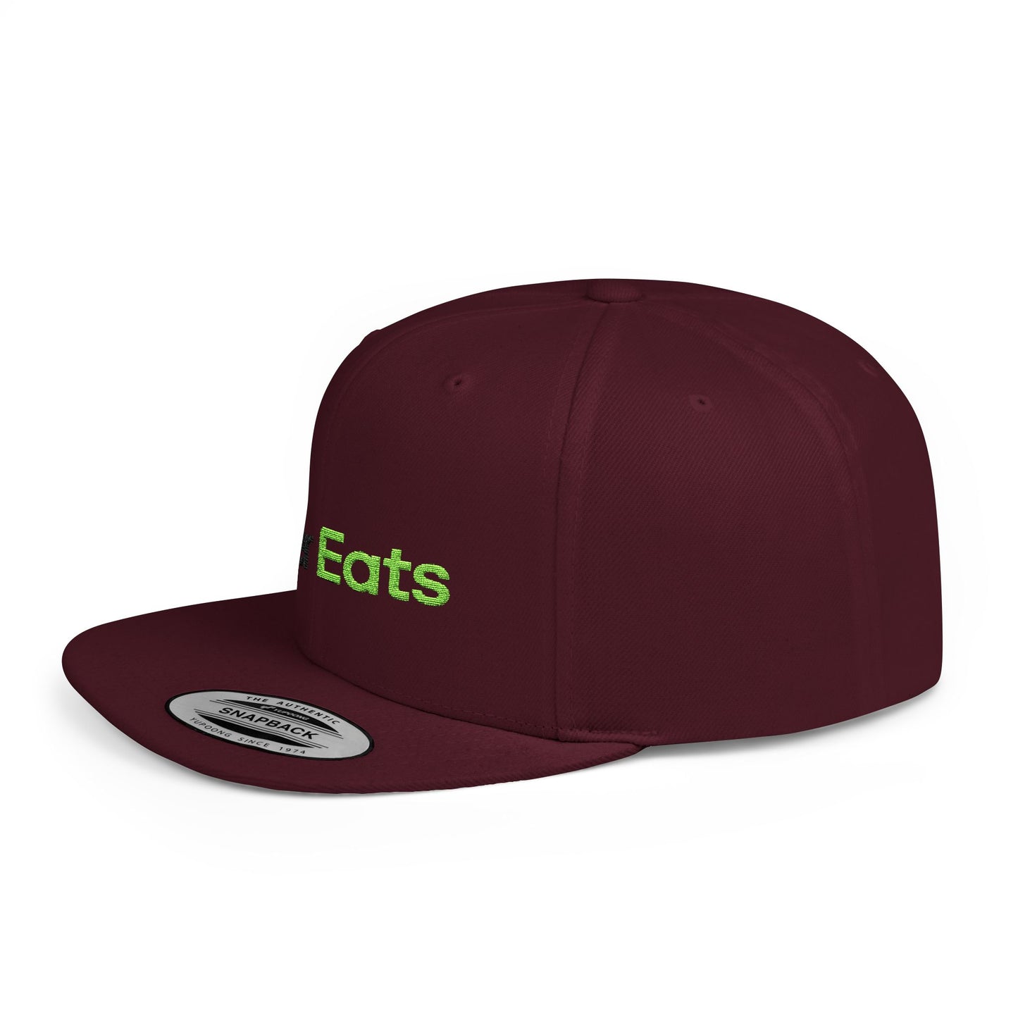 Uber Eat Flat Bill Snapback – Lightweight, Custom Fit, Premium Quality