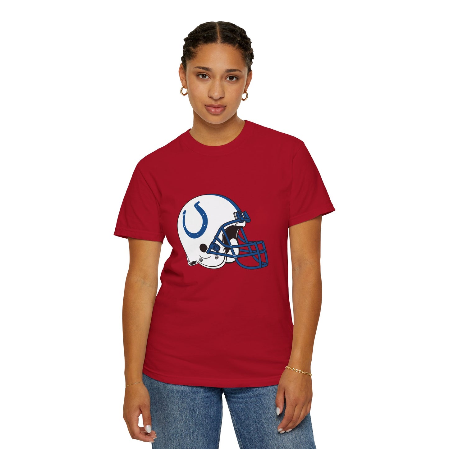 Indianapolis Colts Merchandise Garment-Dyed T-Shirt – Premium Cotton Tee for Customization