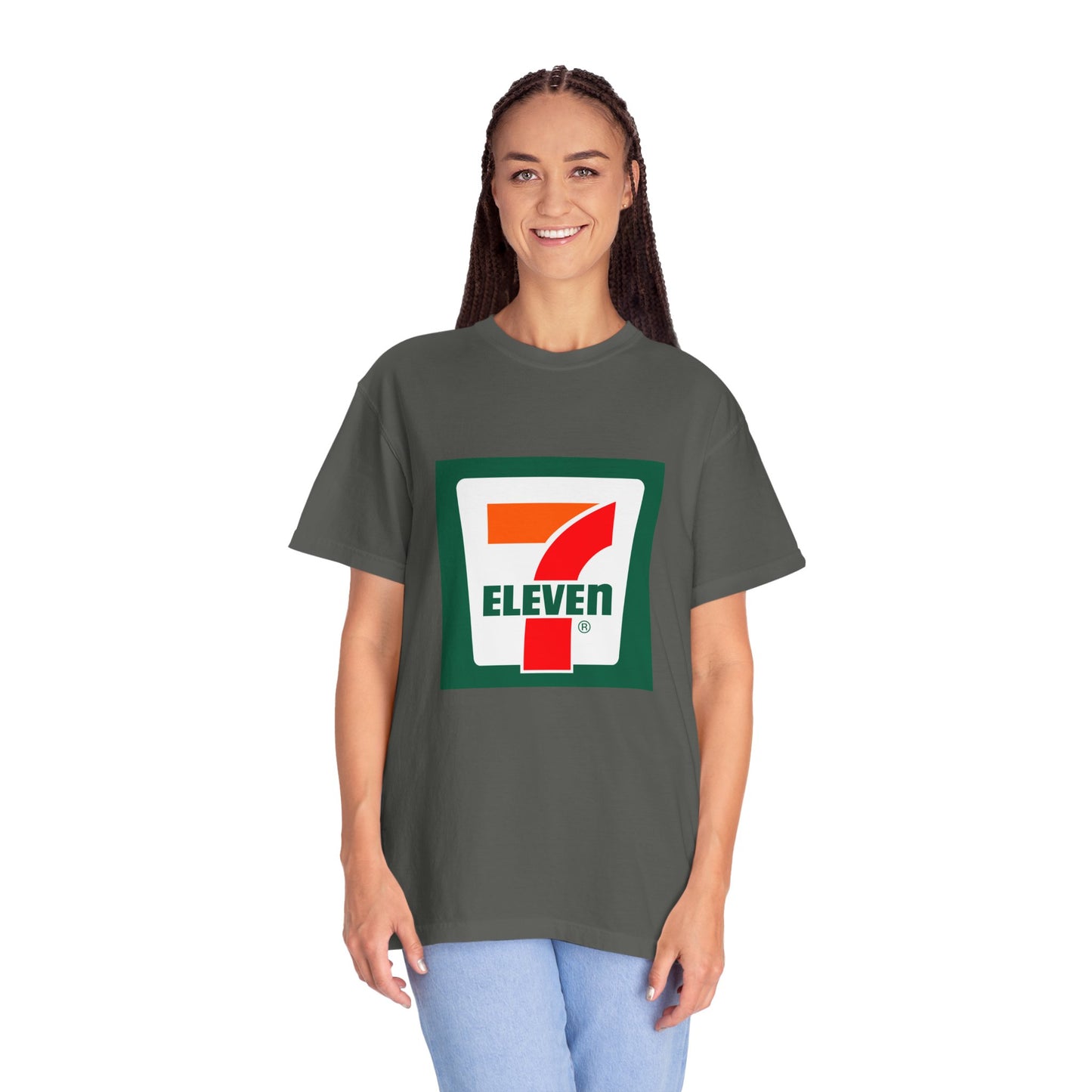 7 Eleven Garment-Dyed T-Shirt – Premium Cotton Tee for Customization