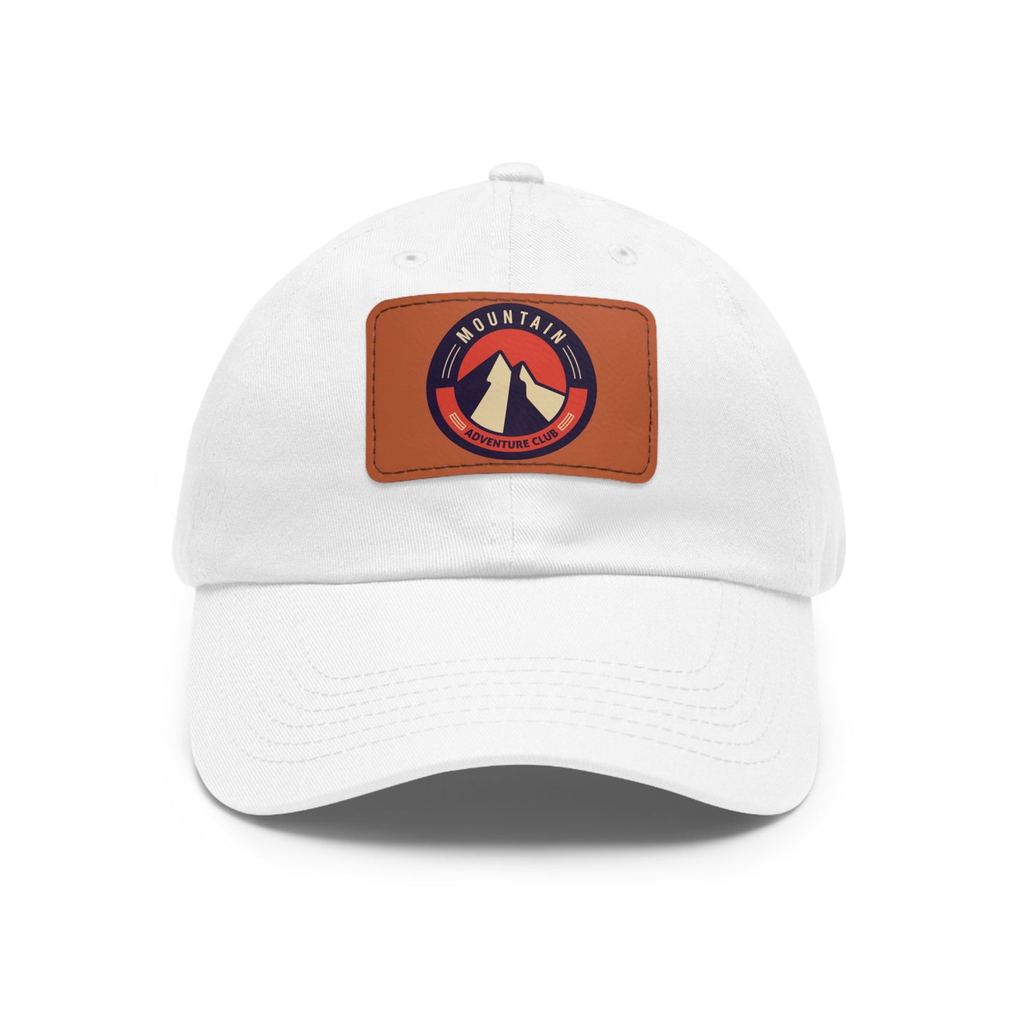 Dad Leather Patch Hat Adventure Club Mountain Lovers – Timeless Style, Perfect Fit