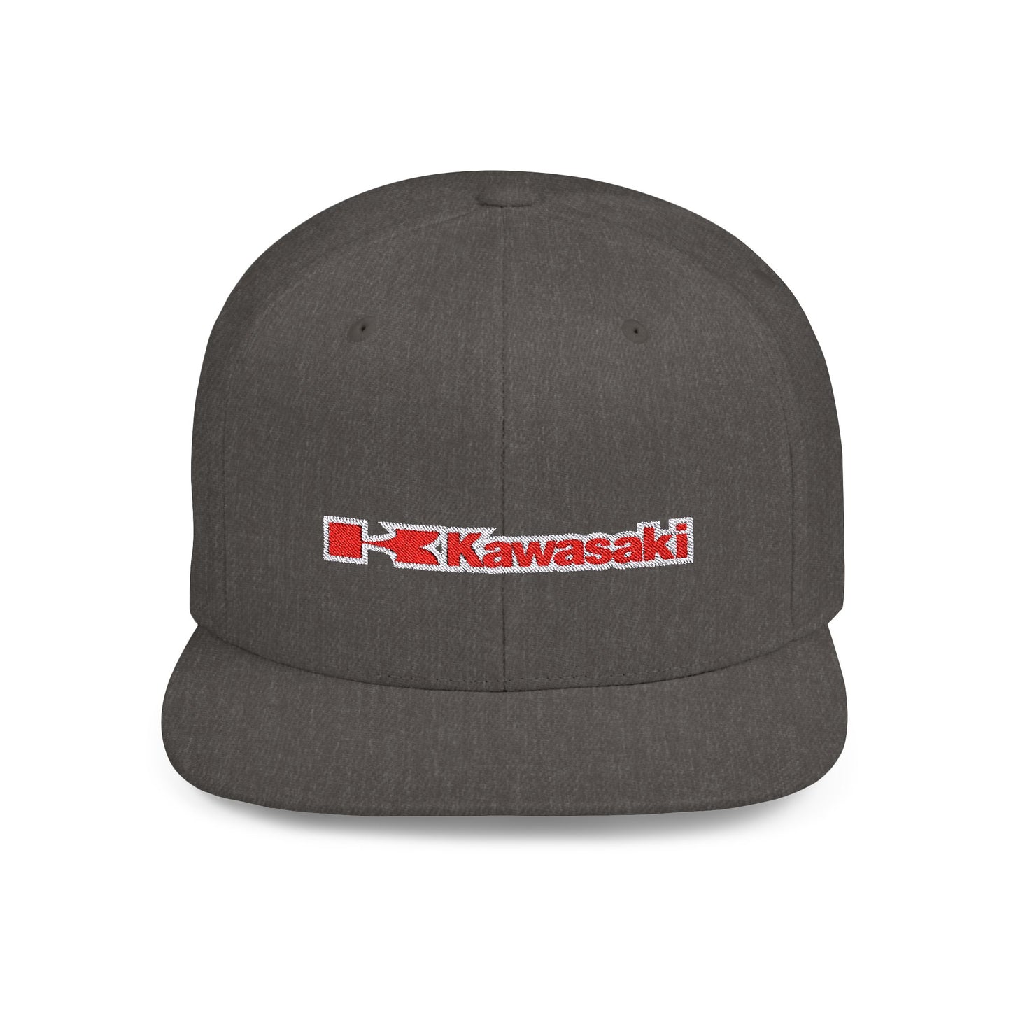 Kawasaki Motorcycle Flat Bill Snapback – Lightweight, Custom Fit, Premium Quality