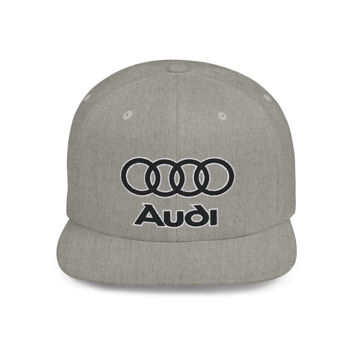 Audi Flat Bill Snapback – Lightweight, Custom Fit, Premium Quality