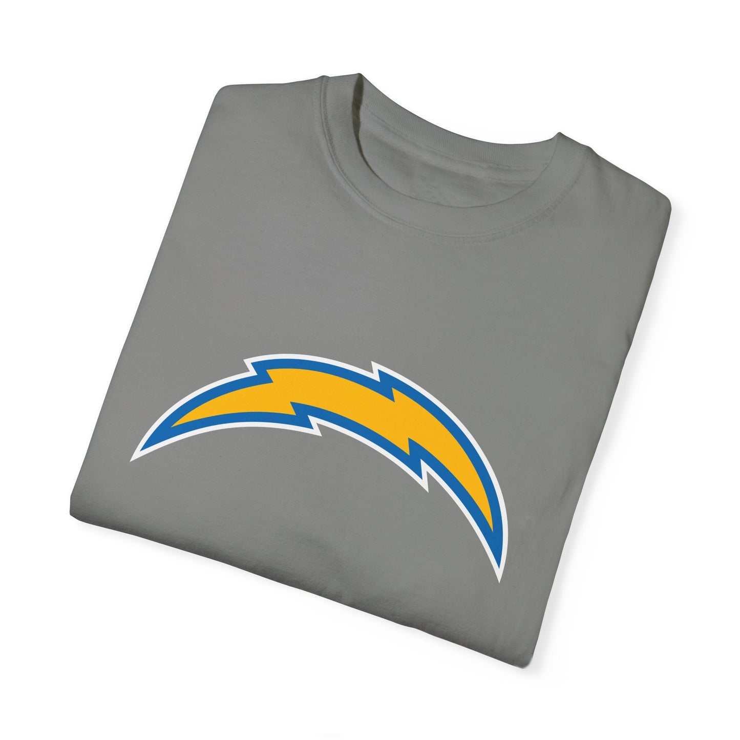 Los Angeles Chargers Team Merch Garment-Dyed T-Shirt – Premium Cotton Tee for Customization