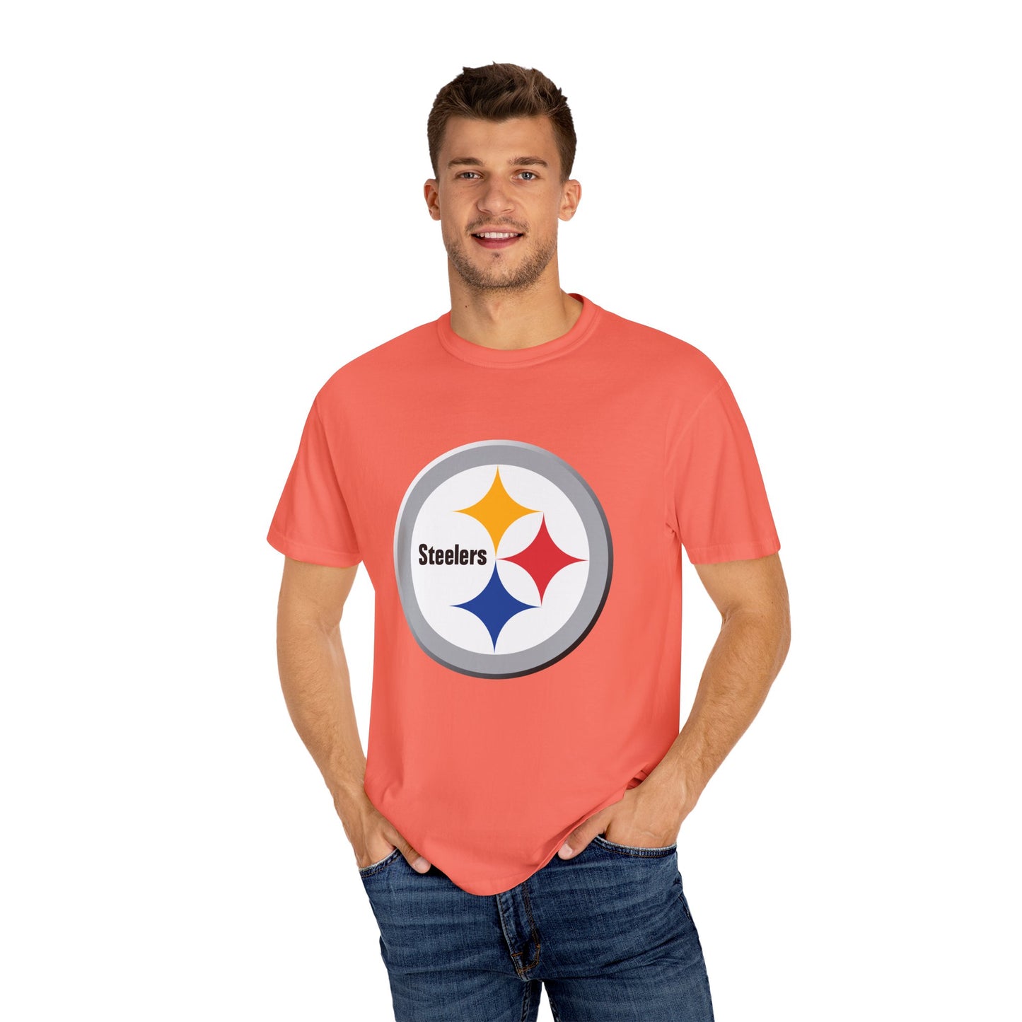 Pittsburgh Steelers Gear Garment-Dyed T-Shirt – Premium Cotton Tee for Customization