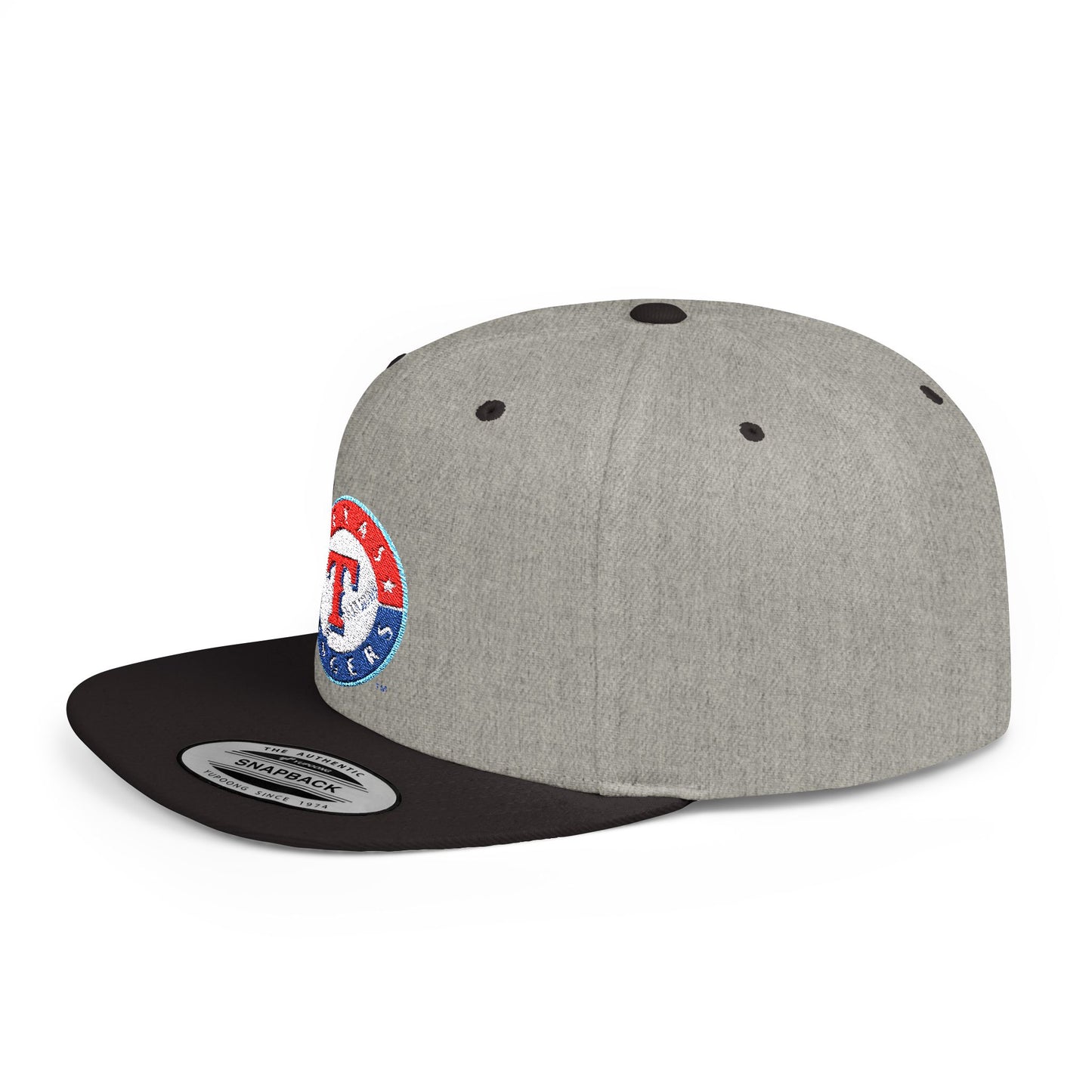 Texas Rangers Baseball Nation Flat Bill Snapback – Lightweight, Custom Fit, Premium Quality