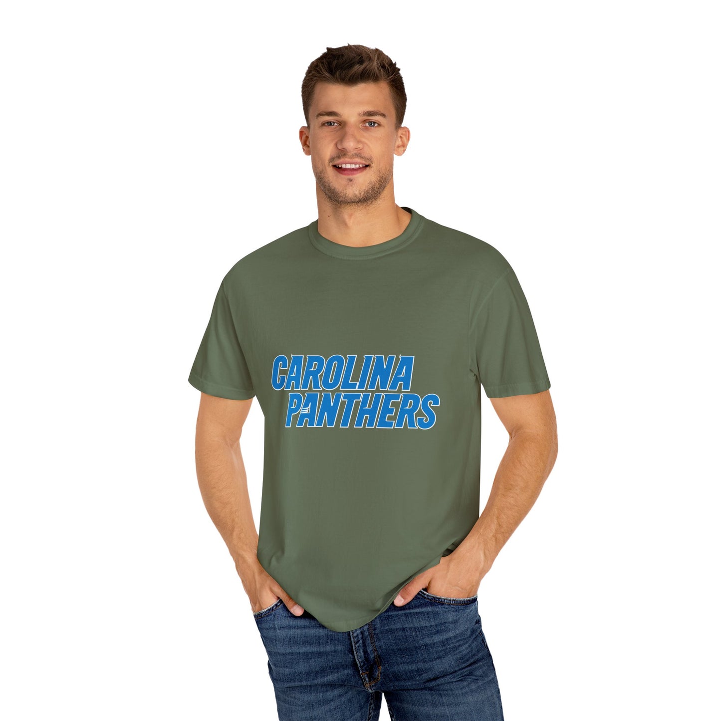 Carolina Panthers Garment-Dyed T-Shirt – Premium Cotton Tee for Customization