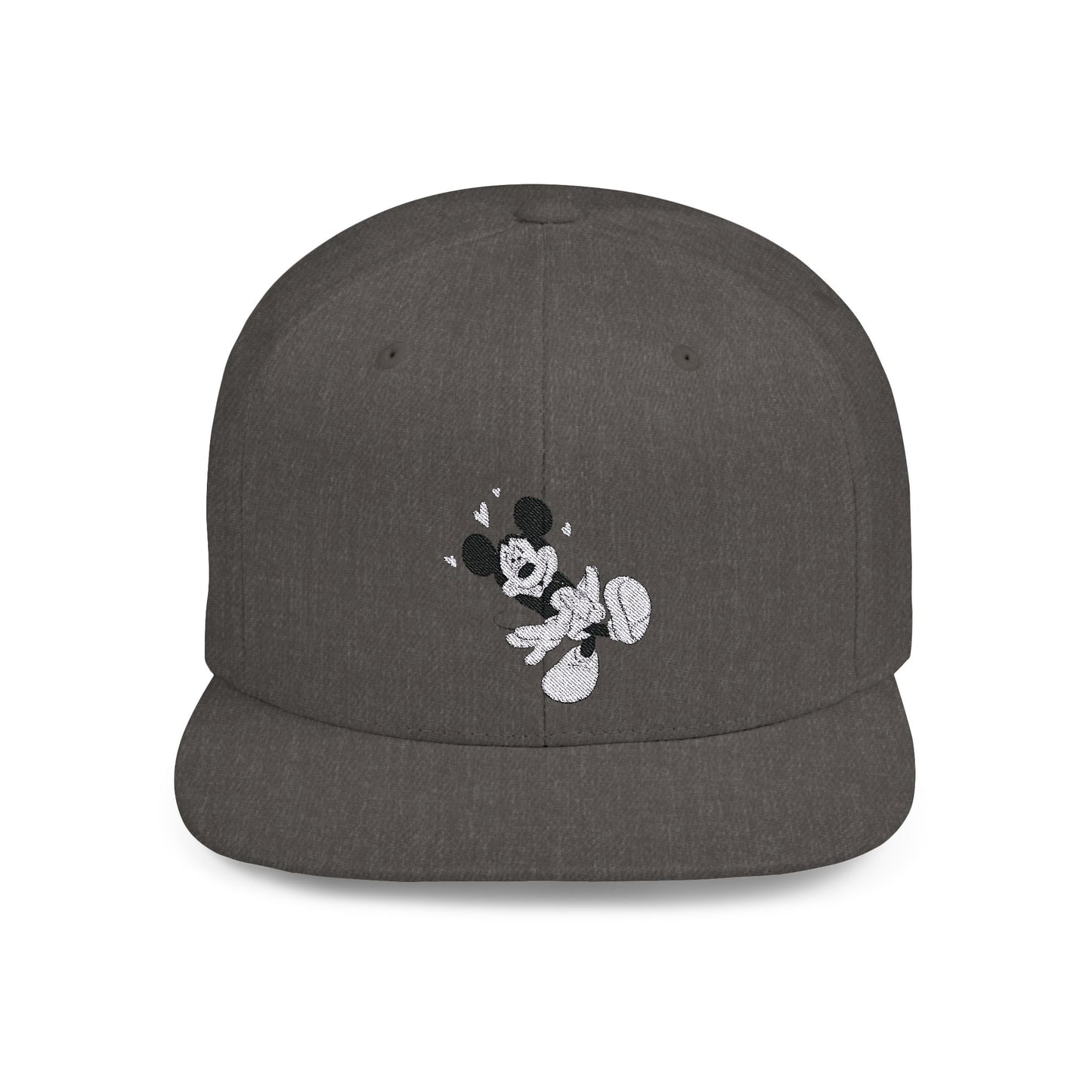 Mickey Mouse Love Flat Bill Snapback – Lightweight, Custom Fit, Premium Quality