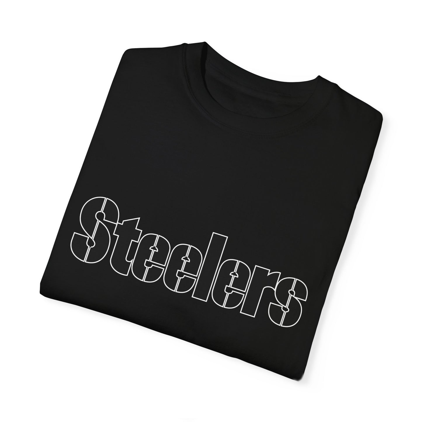 Pittsburgh Steelers Football Fan Garment-Dyed T-Shirt – Premium Cotton Tee for Customization